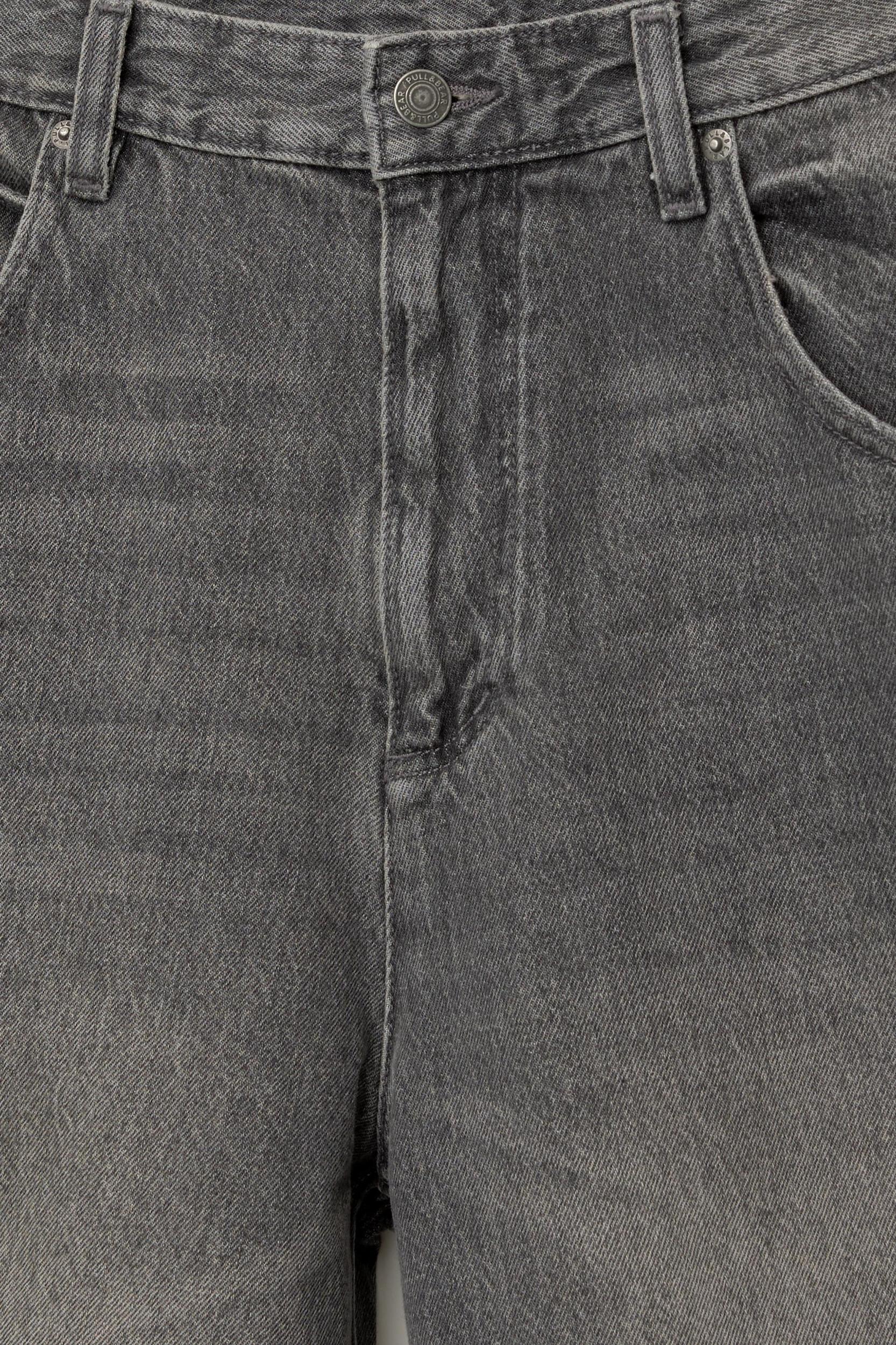 Denim short fit Bermuda shorts Product Image