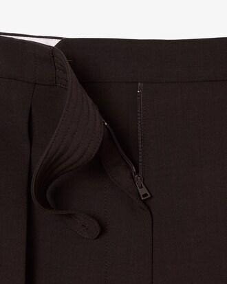 Runway Pleated Wool Bermuda Shorts Product Image