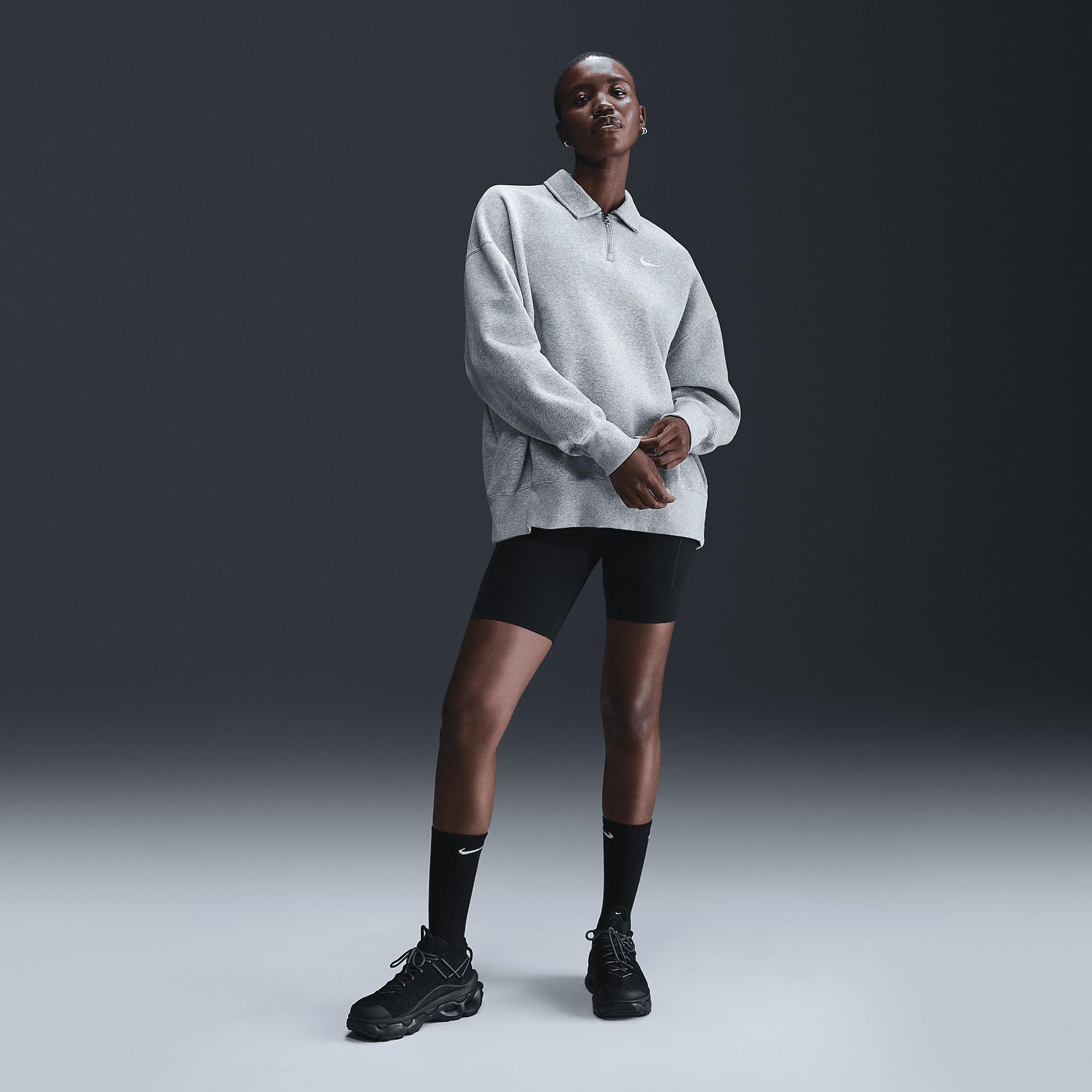 Nike Sportswear Phoenix Fleece Women's Oversized 1/4-Zip Polo Product Image