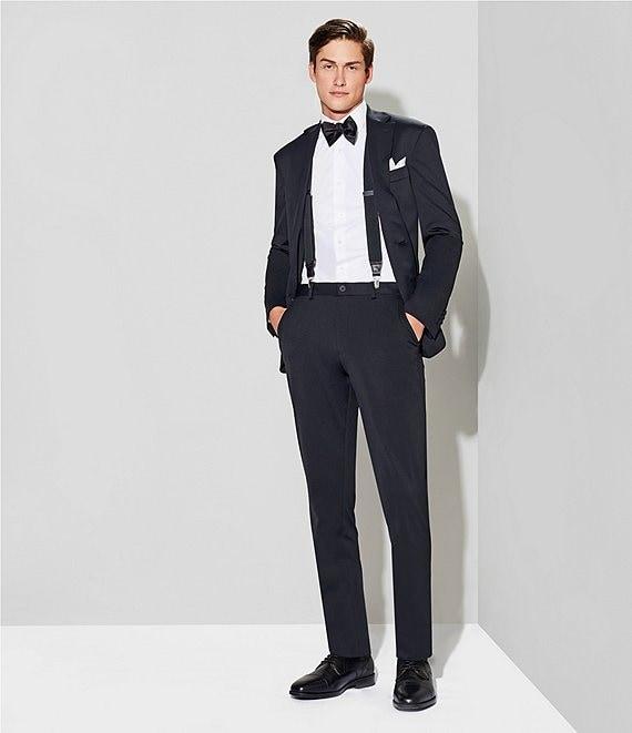 Murano Performance Stretch Alex Slim-Fit Suit Separates Flat-Front Dress Pants Product Image