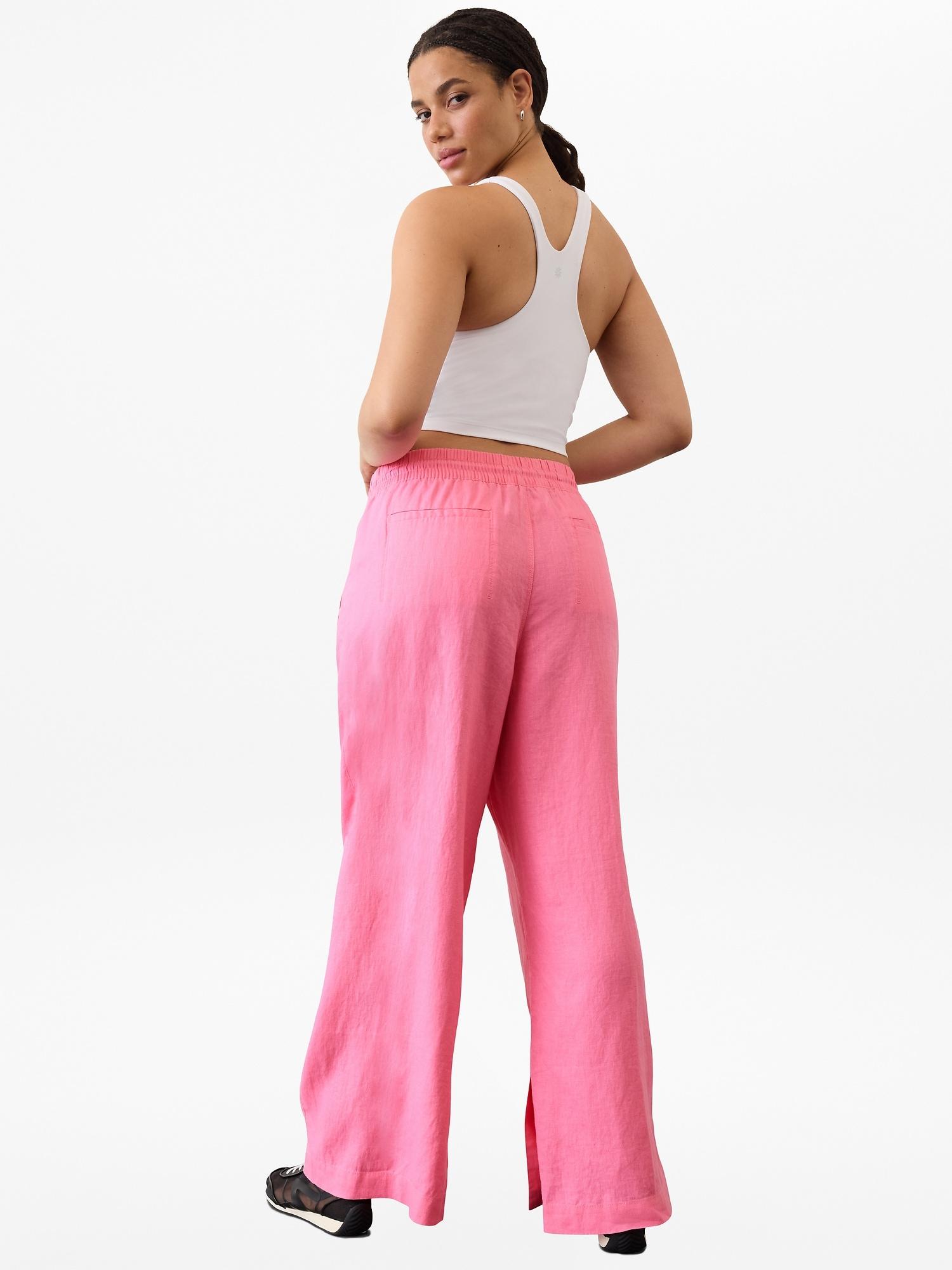Retreat Linen High Rise Wide Leg Pant Product Image