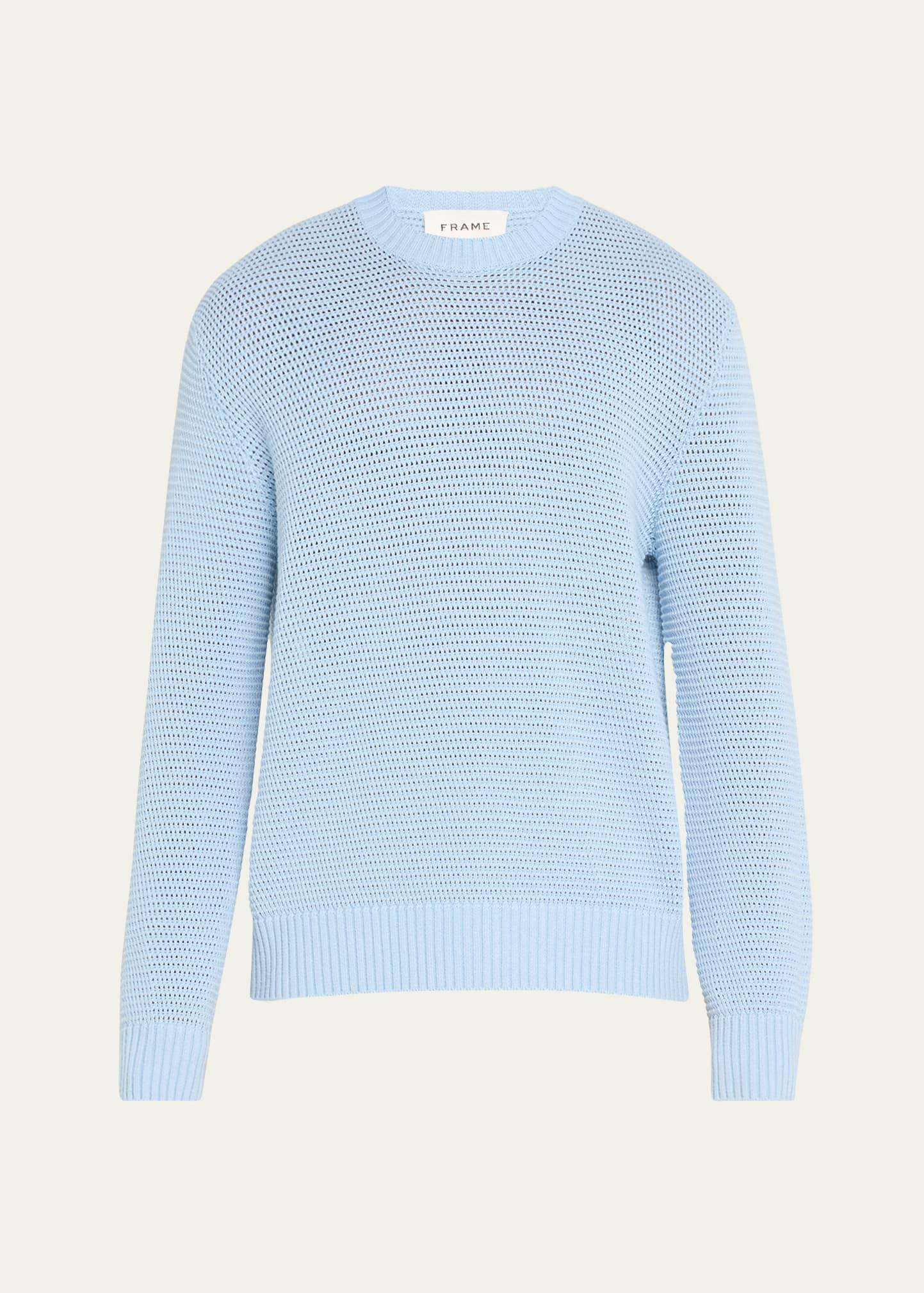 Mens Textured Wool-Blend Sweater Product Image