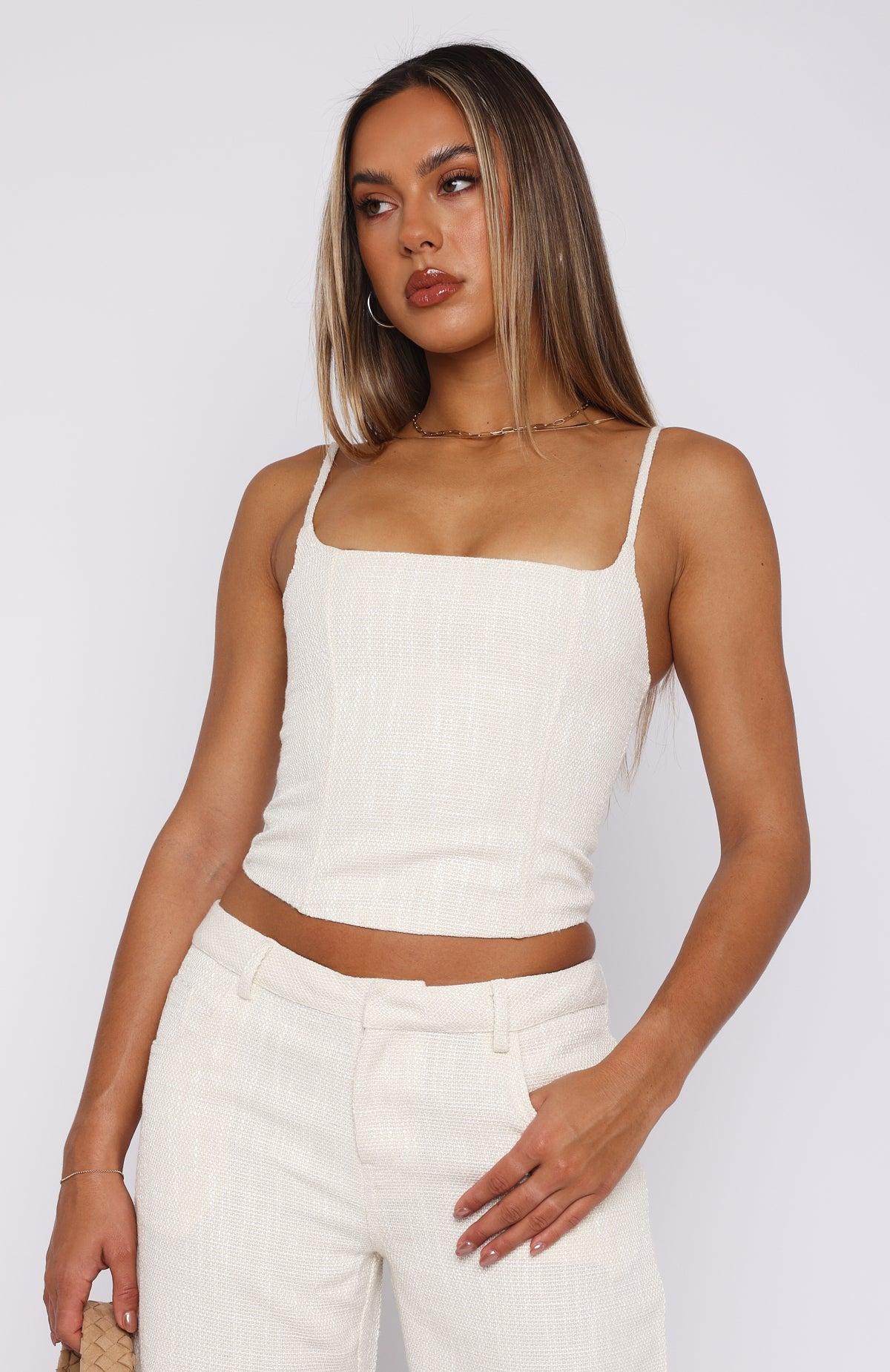 Head Rush Bustier Cream Product Image