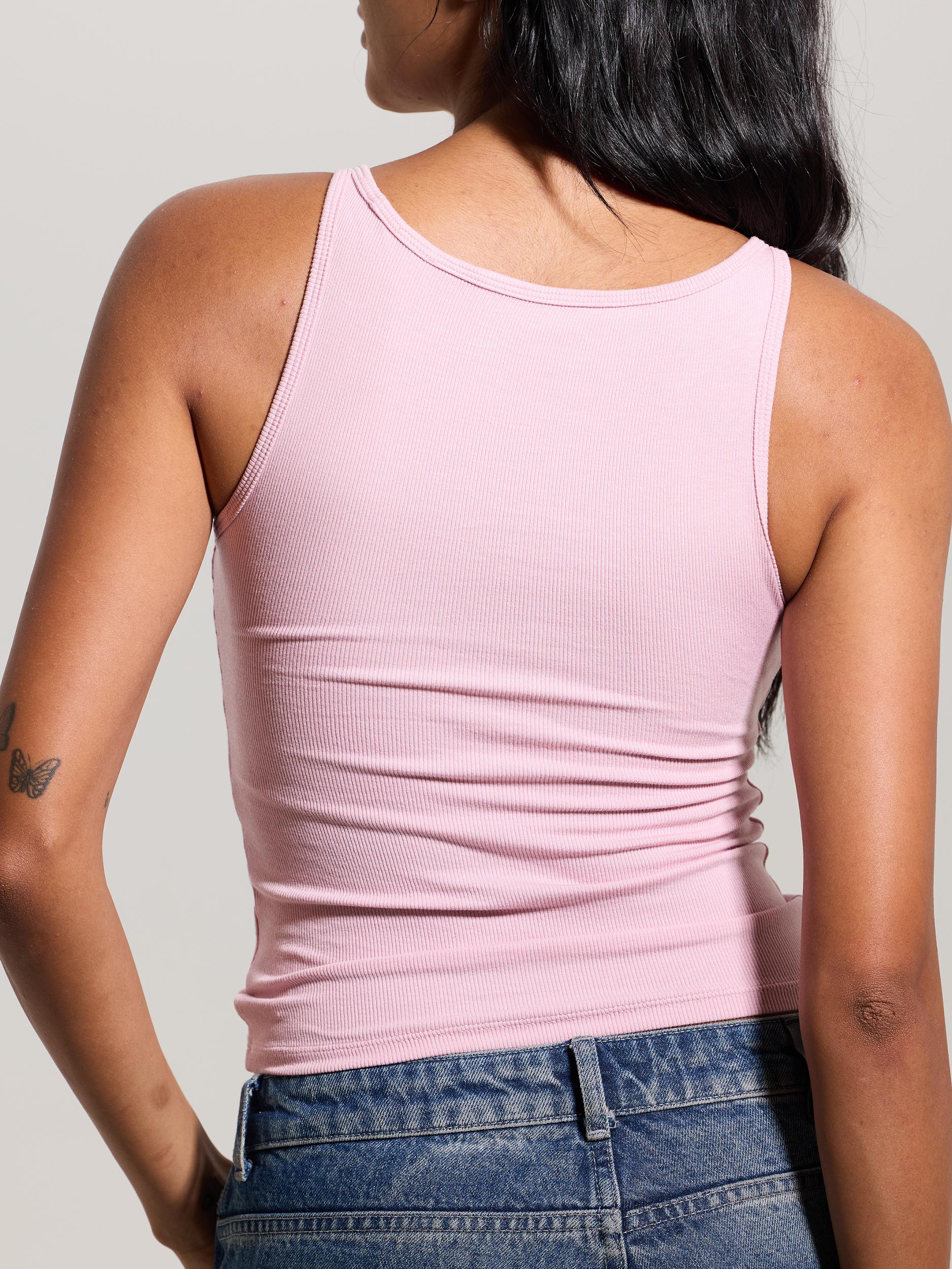 Ribbed Dainty Boat Neck Brami Product Image