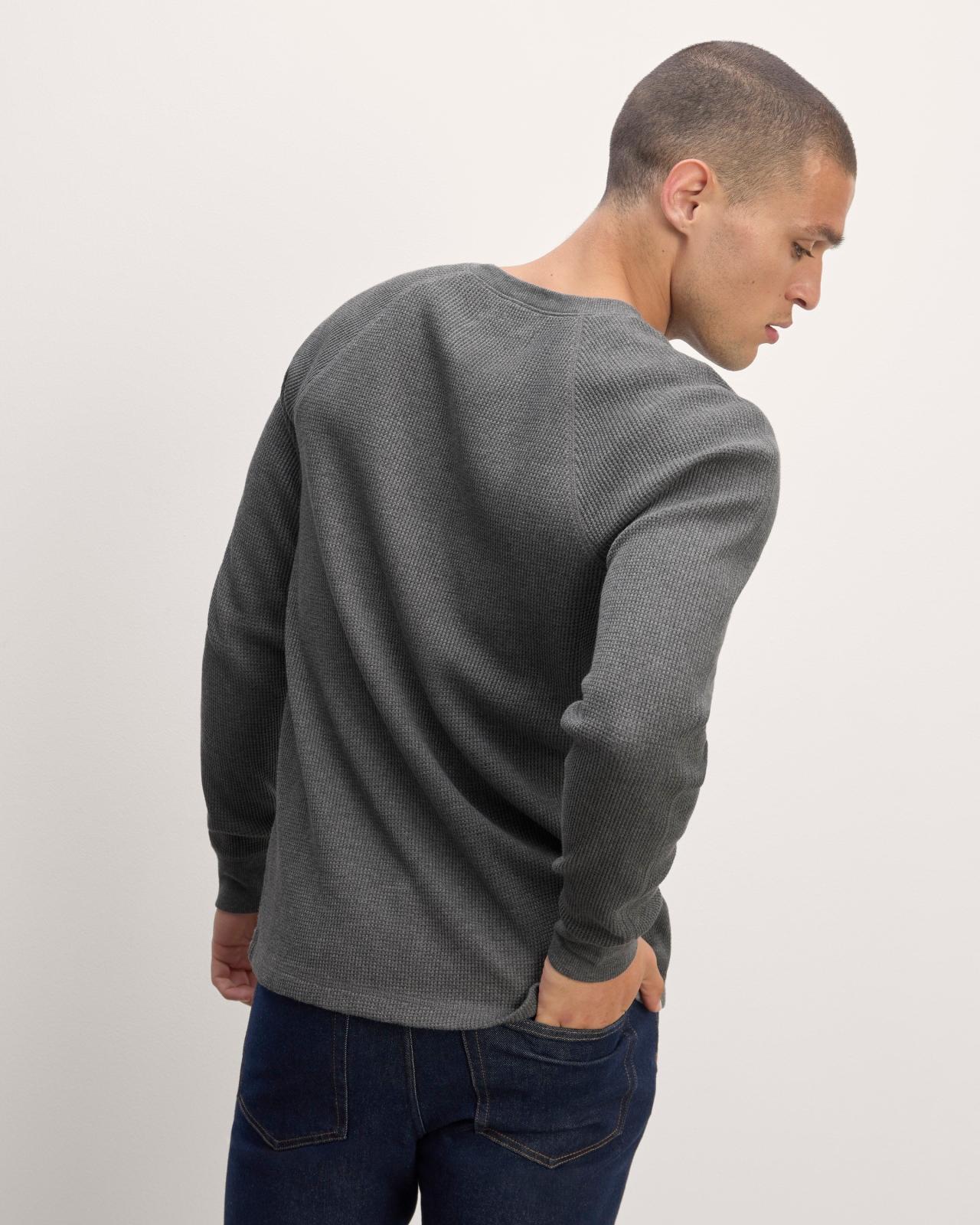 The Waffle Long-Sleeve Henley Product Image
