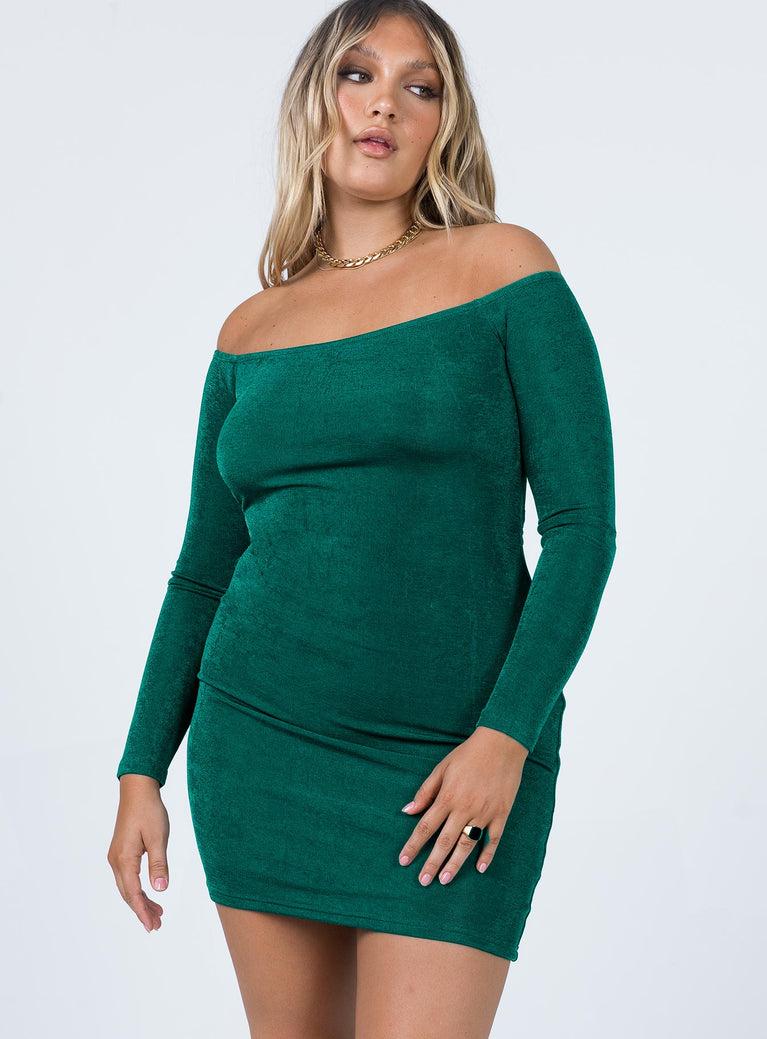 Estelle Mini Dress Green Product Image