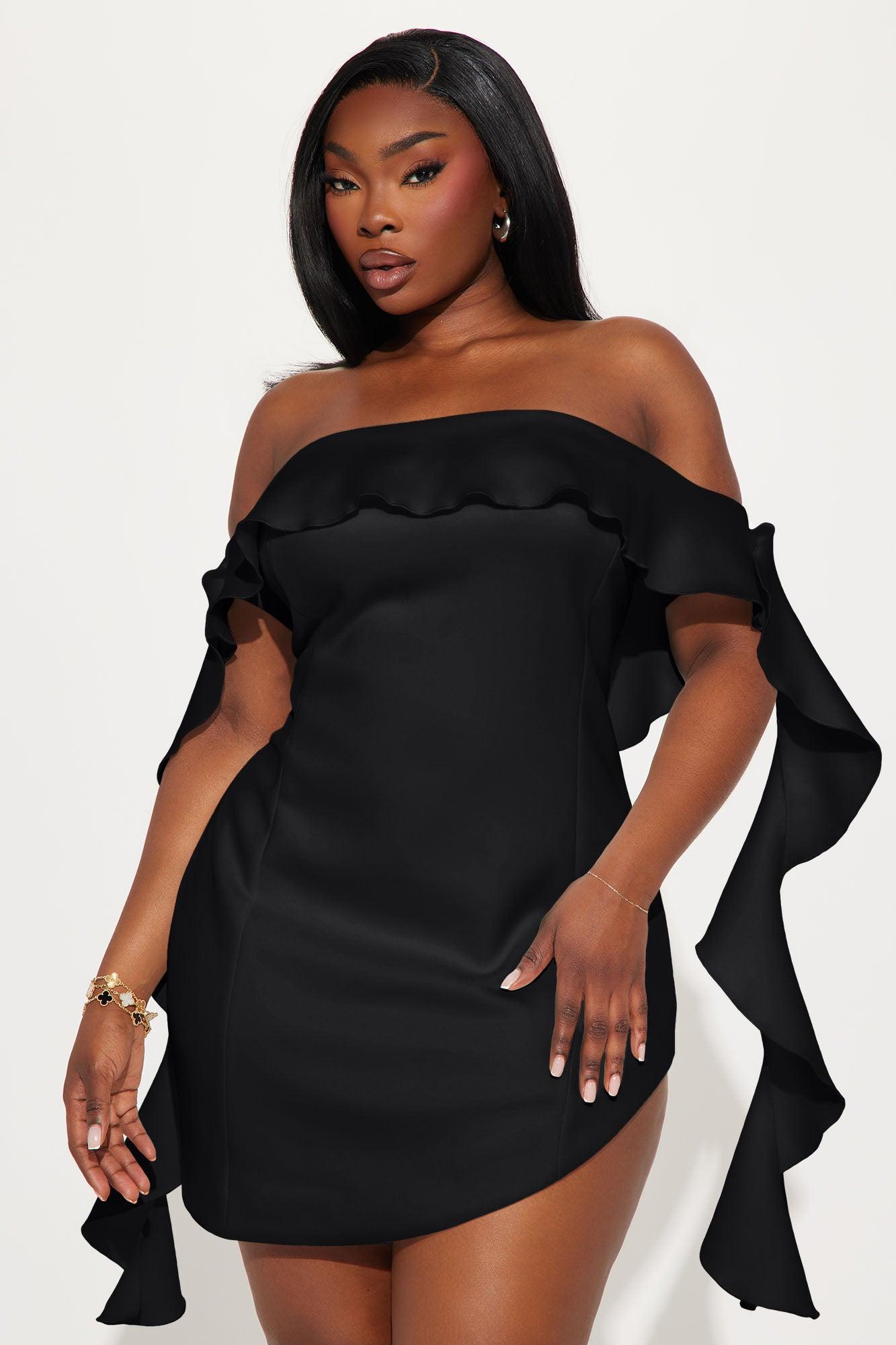 Carolina Mini Dress - Black Female Product Image