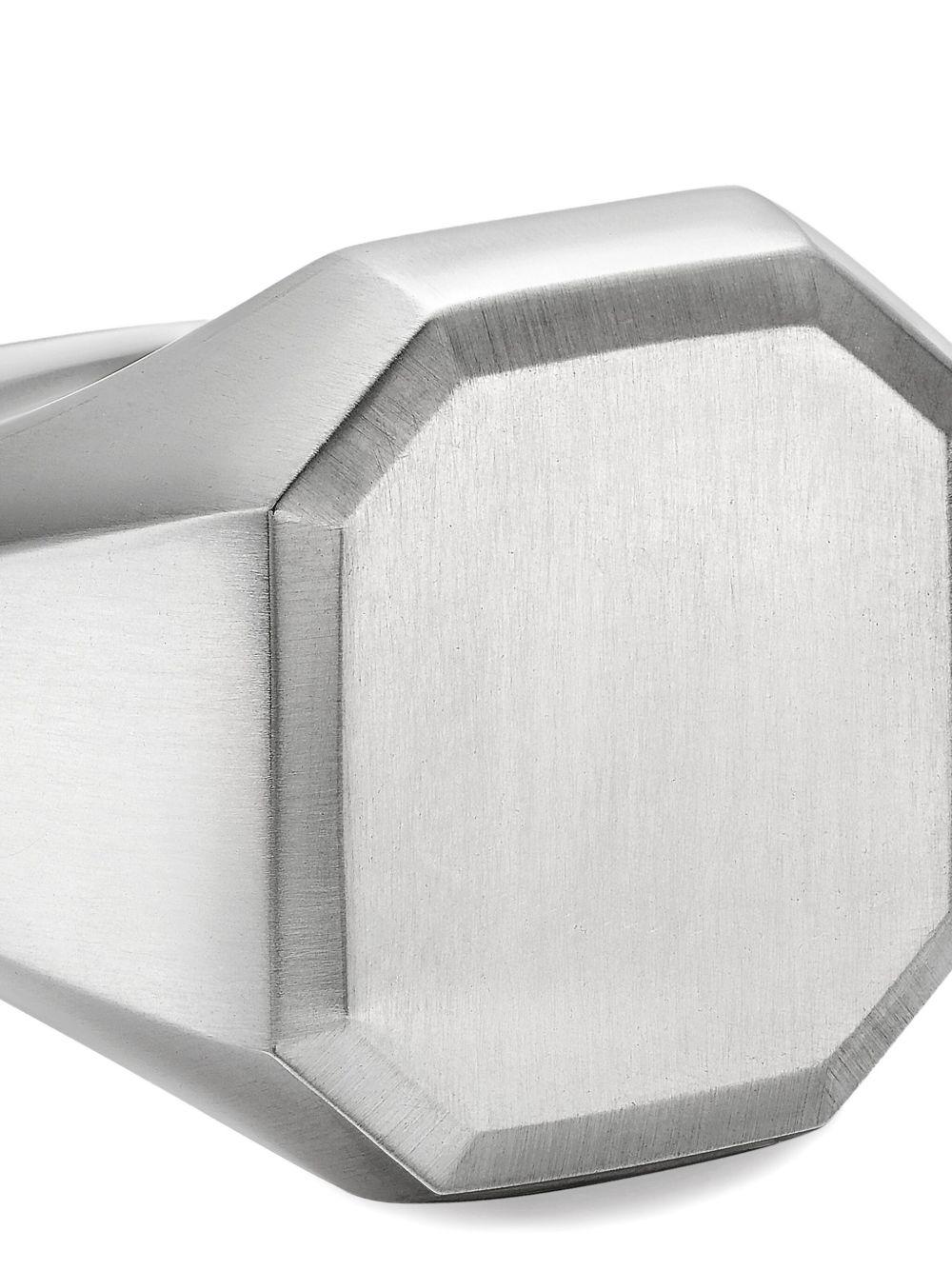 sterling silver Streamline® Signet ring Product Image