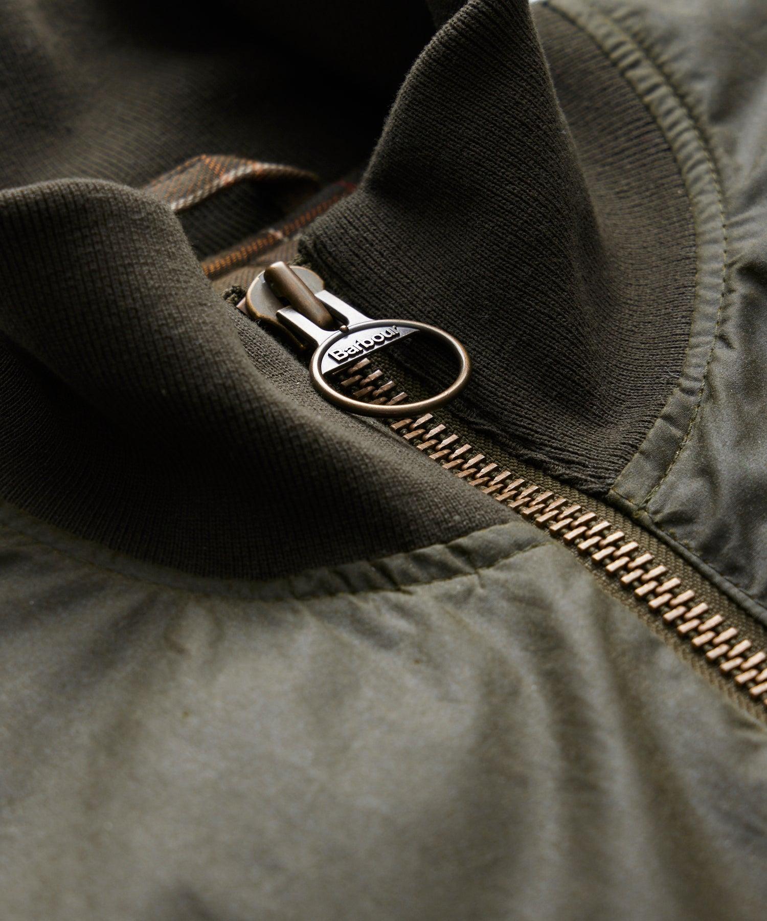 Barbour Highfield Wax Jacket in Olive Product Image