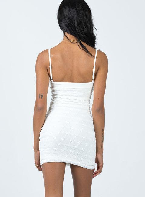 Rosana Mini Dress White Product Image