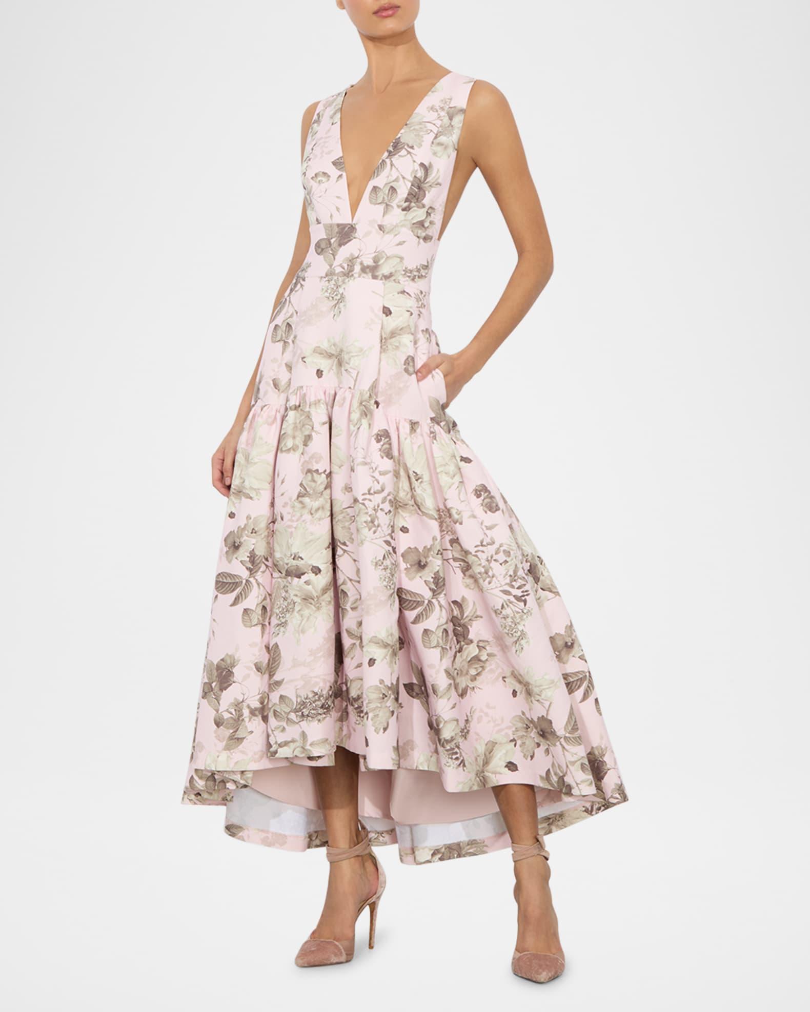 Lila Structured Midi Dress Product Image