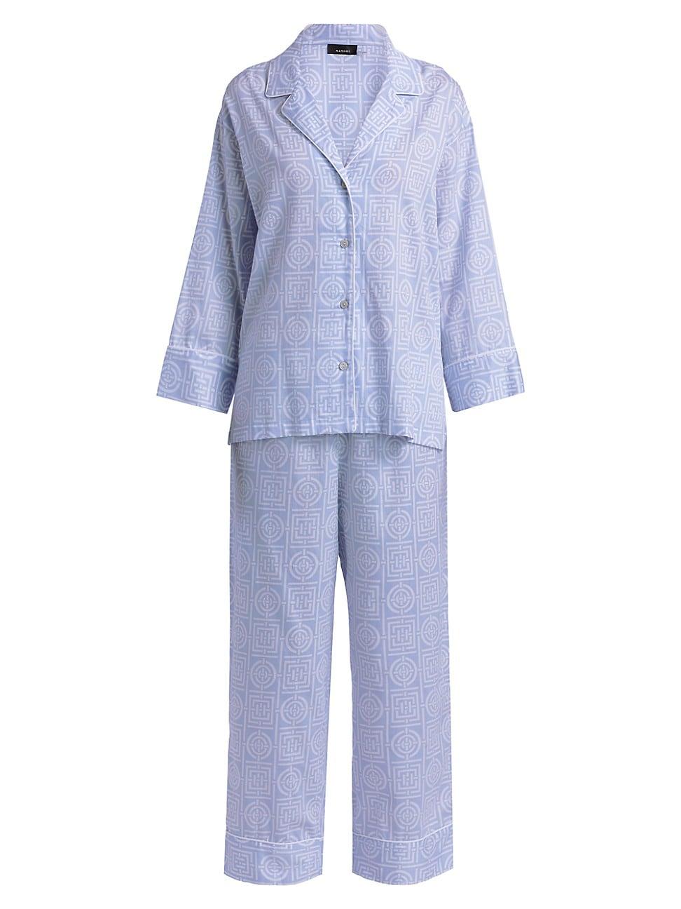Womens Infinity Cotton Sateen Pajama Set Product Image