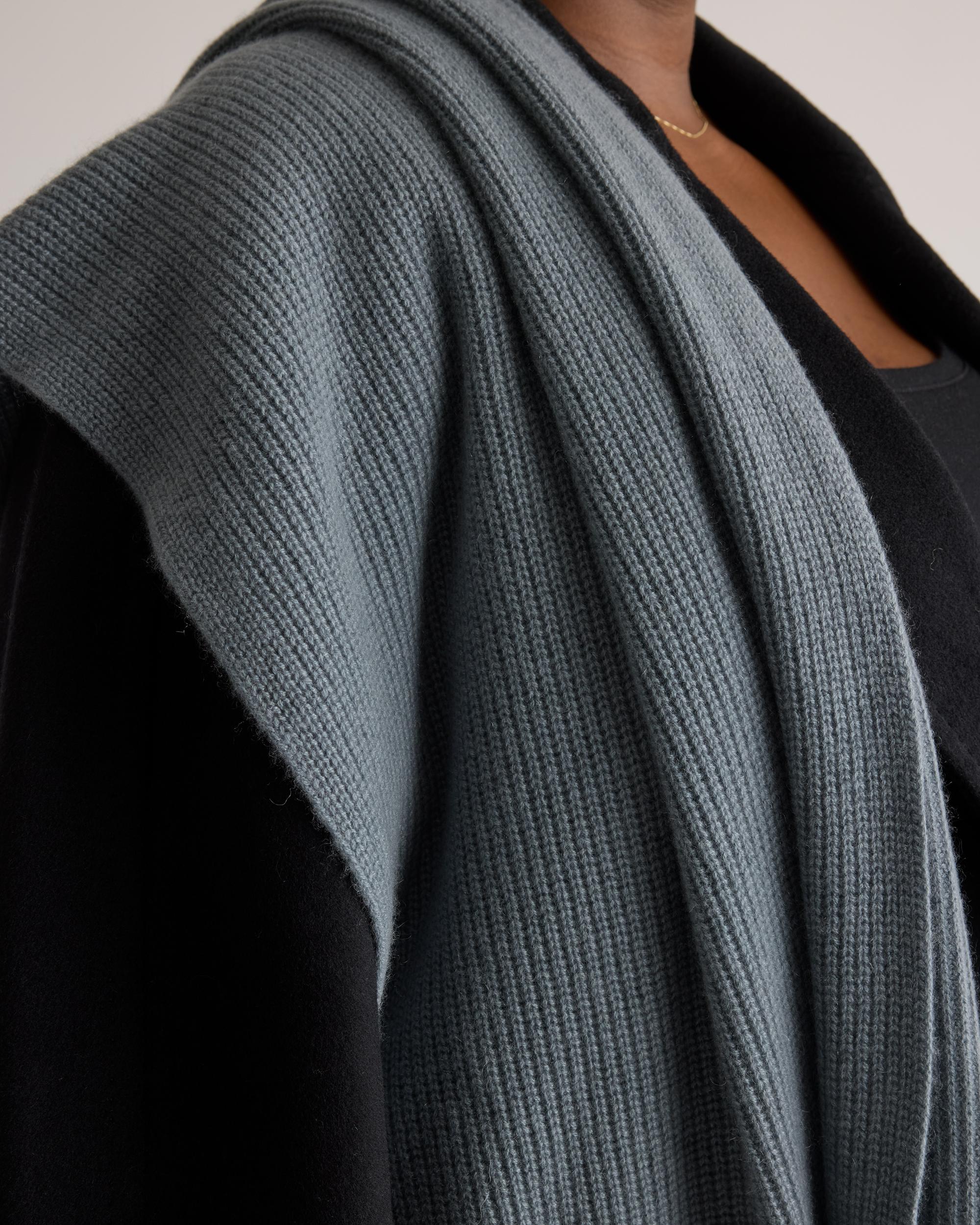 Quince | Women's Mongolian Cashmere Ribbed Wrap Product Image