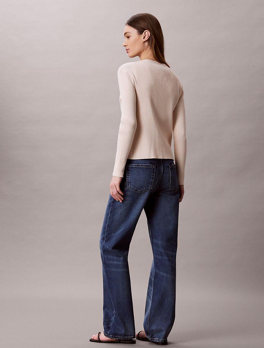 Cotton Rib Cardigan and Tank Set Product Image