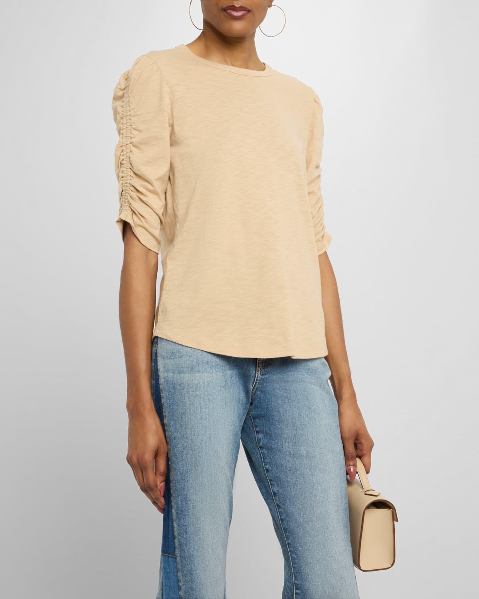Waldorf Ruched-Sleeve Tee Product Image