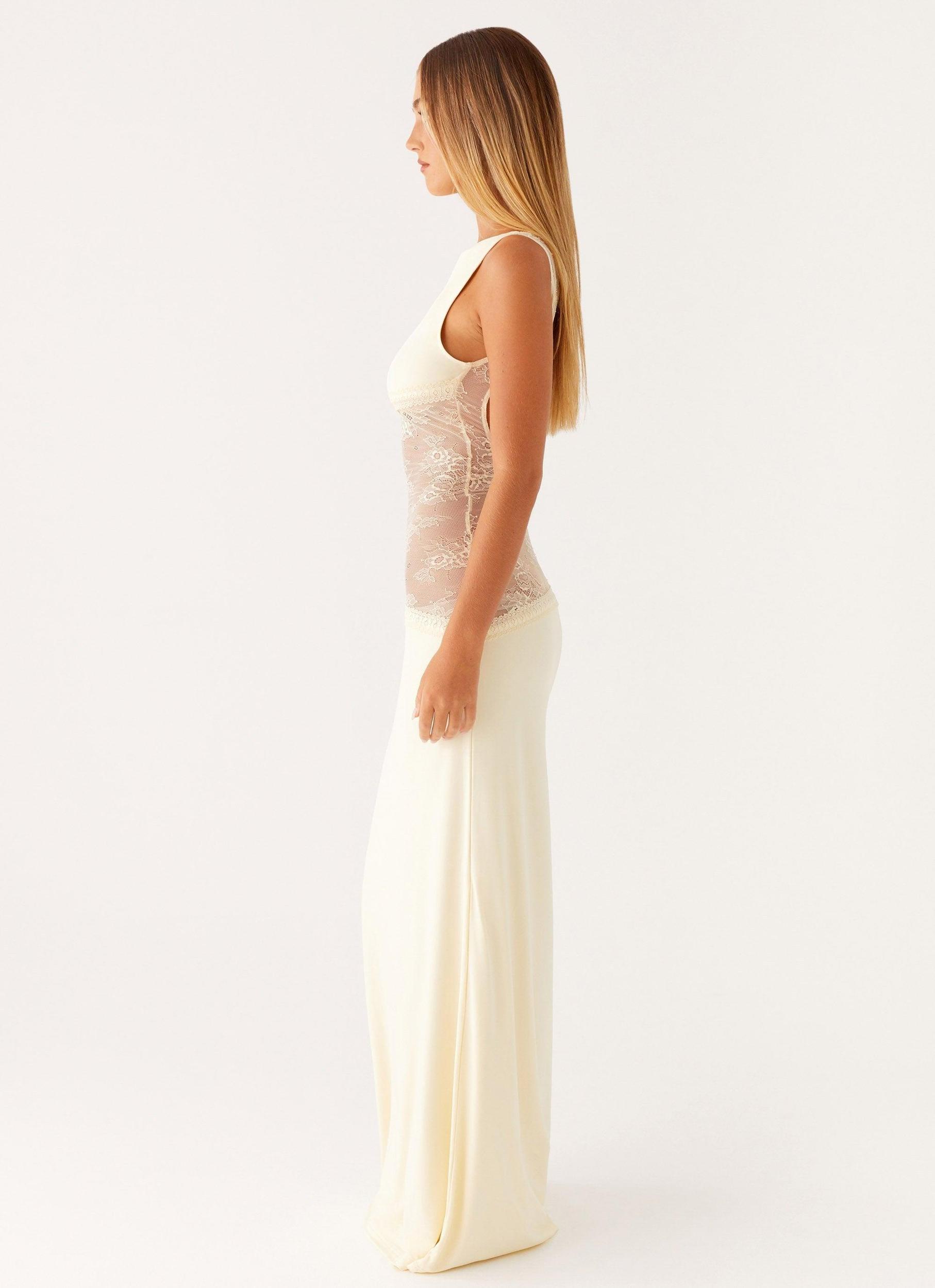 Lucinda Maxi Dress - Yellow Product Image