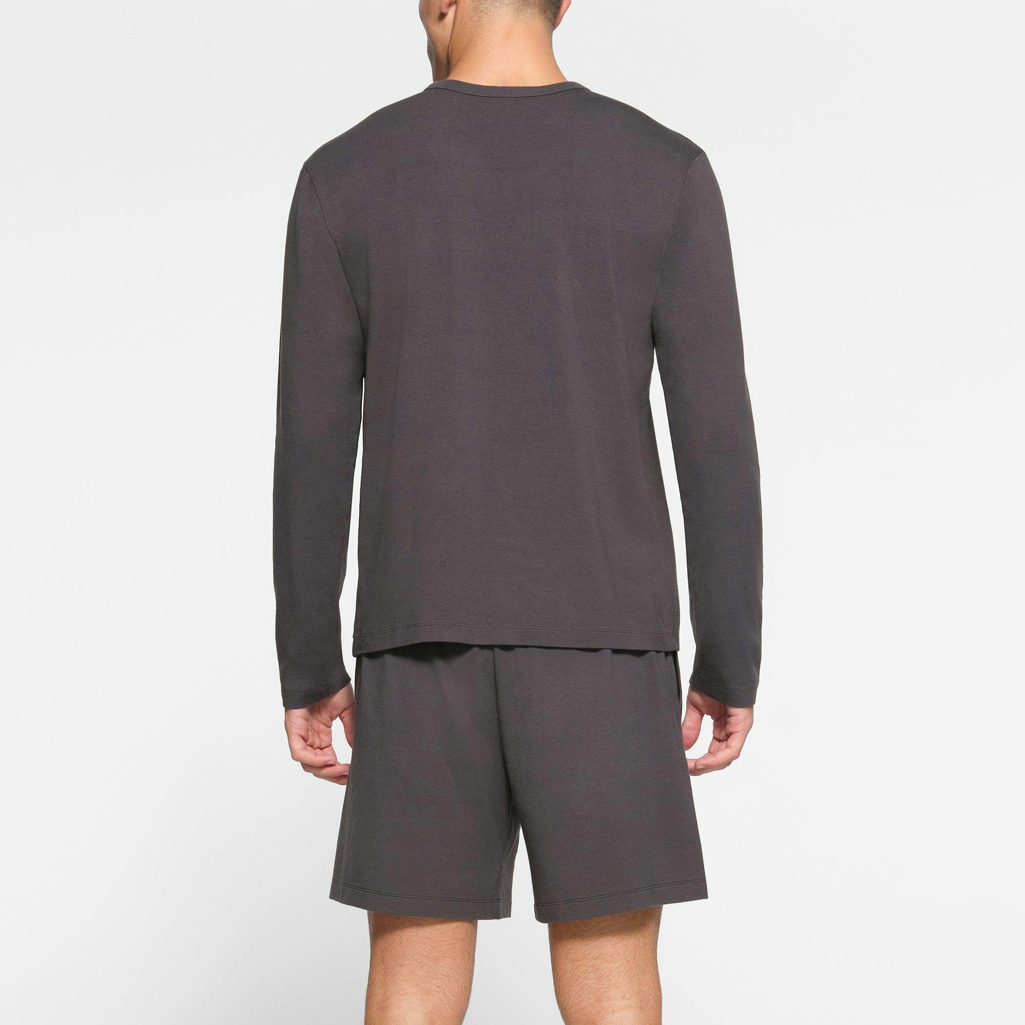 JERSEY LOUNGE MENS RELAXED LONG SLEEVE T-SHIRT | ASH Product Image