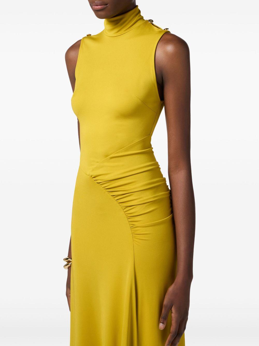 asymmetric crepe dress  Product Image