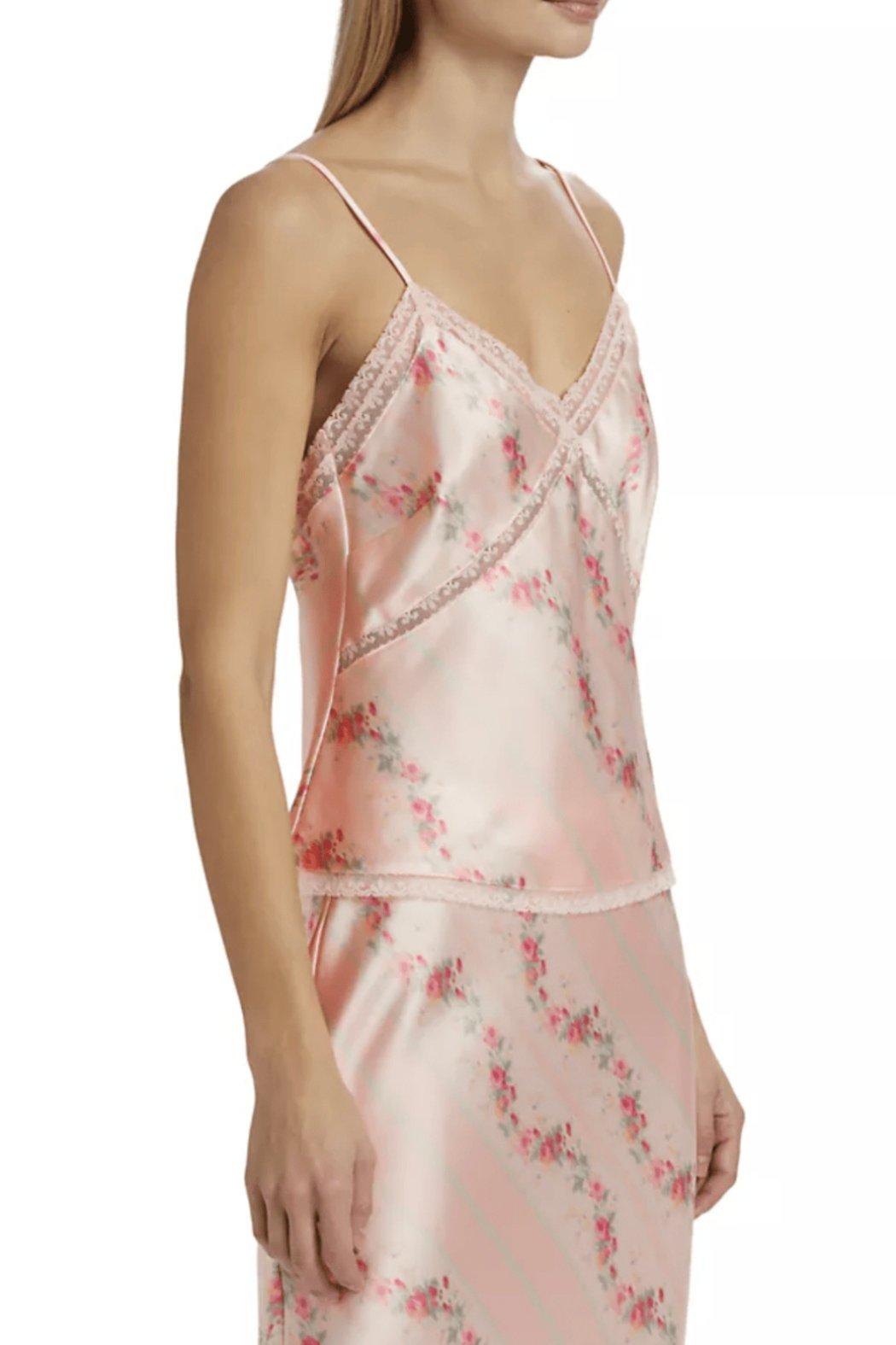 Levall Satin Floral-Top Product Image