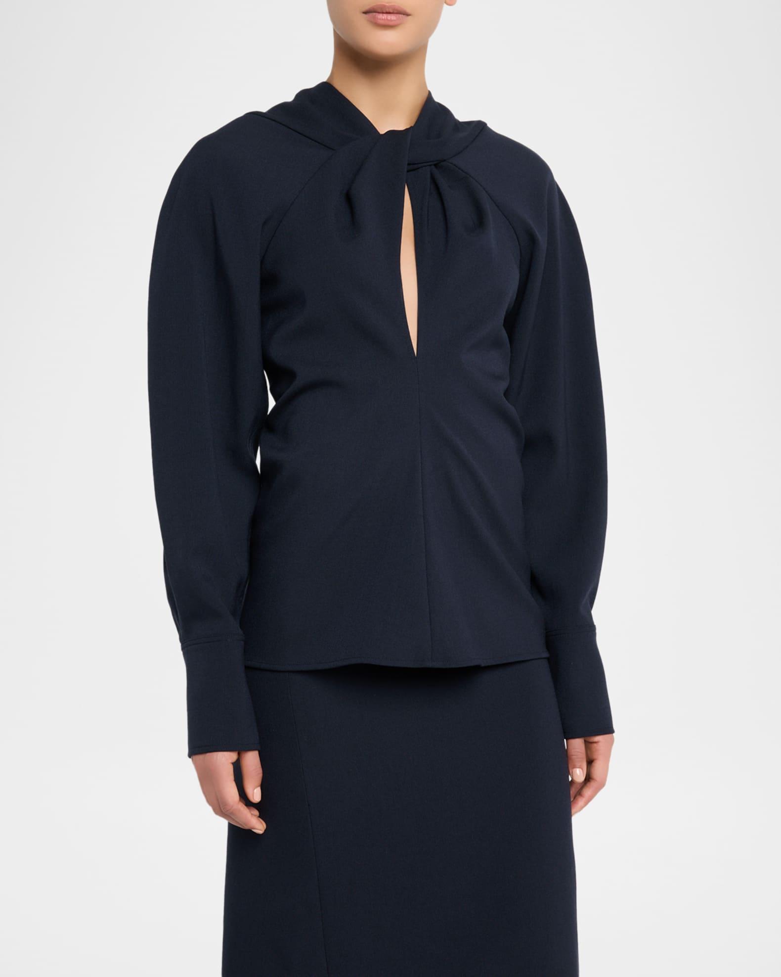 Long-Sleeve Twist Detail Top Product Image