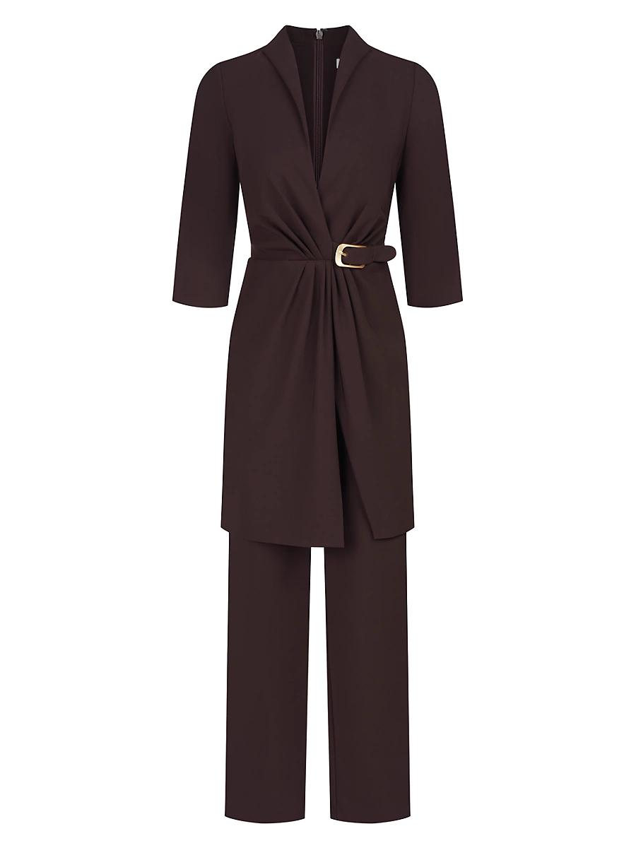 Womens Florence Crepe Walk-Through Jumpsuit Product Image