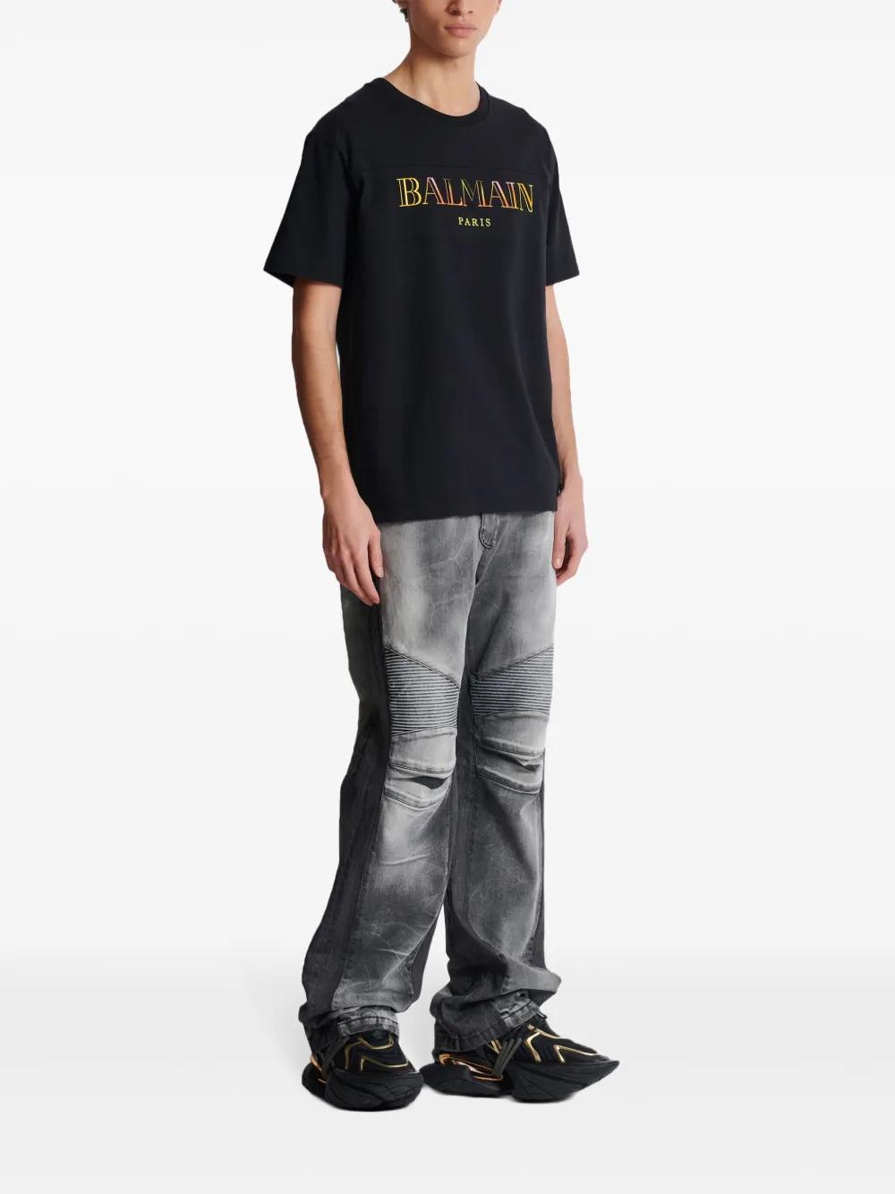 Vintage Balmain embroidered T-shirt Product Image