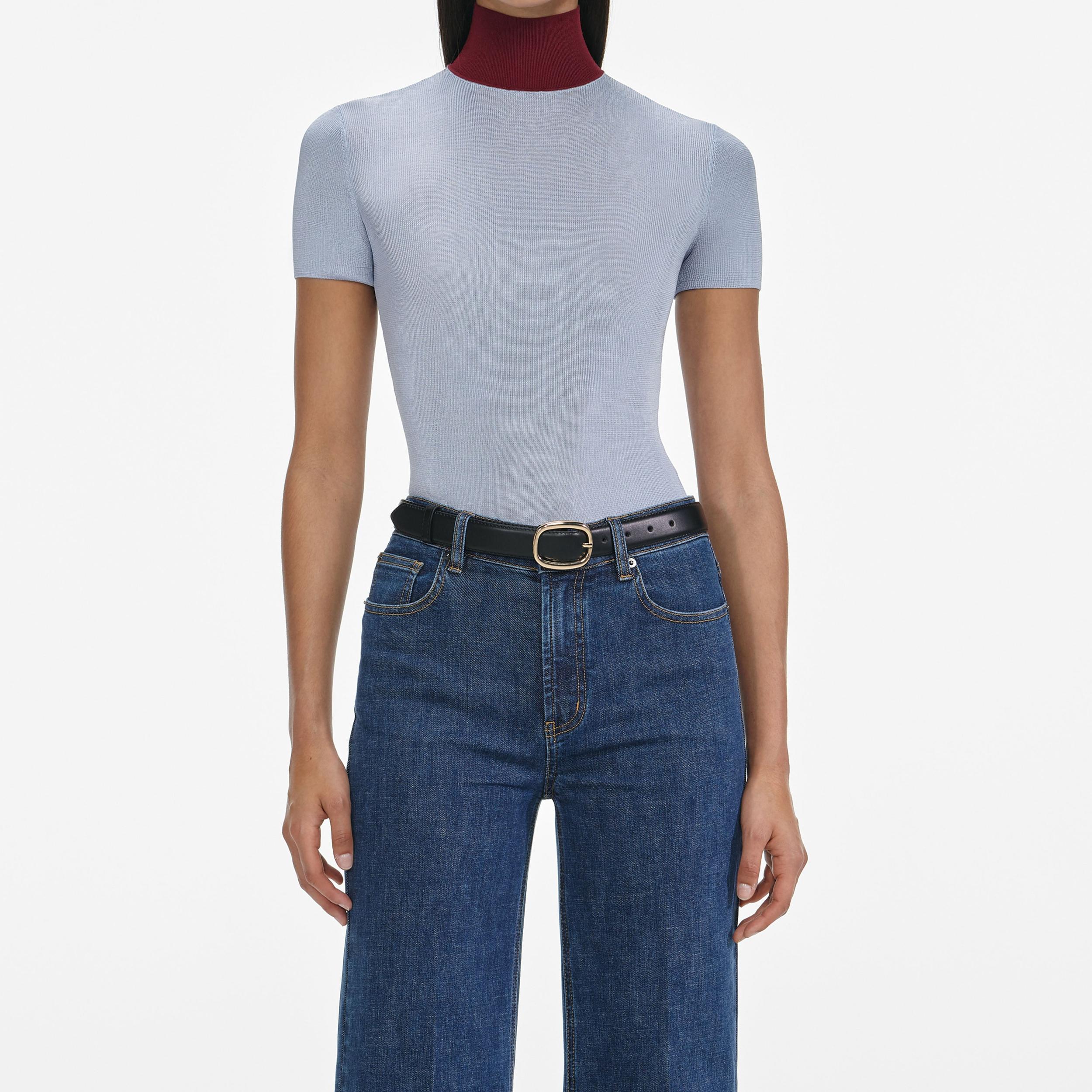 Blue Flared Jeans Product Image