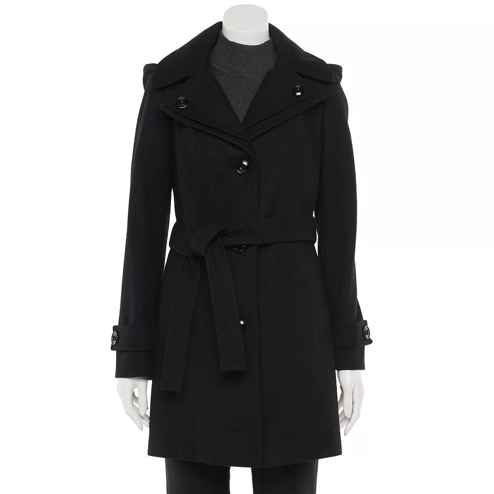 Women's TOWER by London Fog Wool Blend Trench Coat,  Product Image