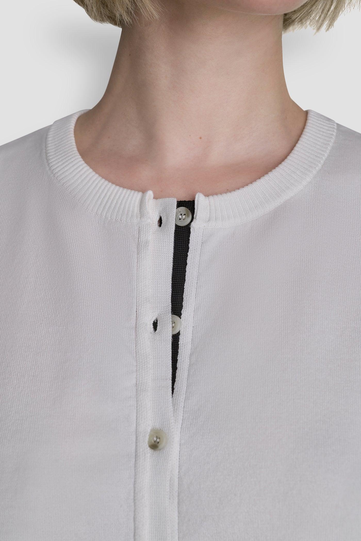 COLOR BLOCK SLEEVELESS SWEATER VEST Product Image