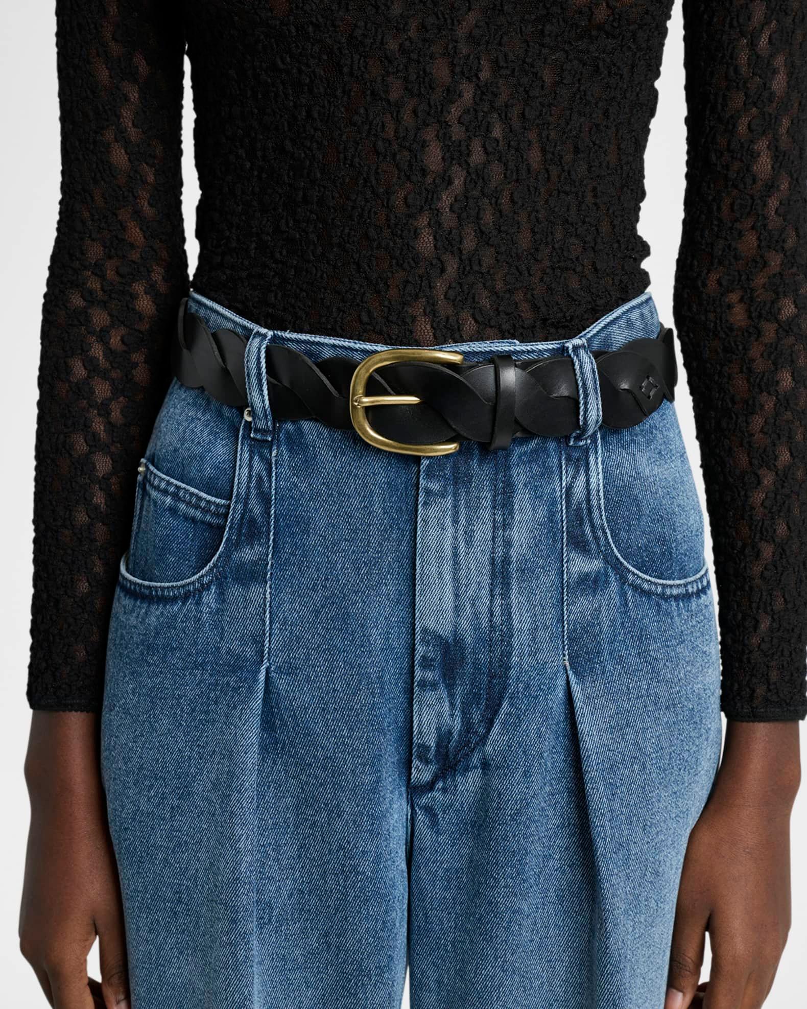 Zigza Leather Belt Product Image