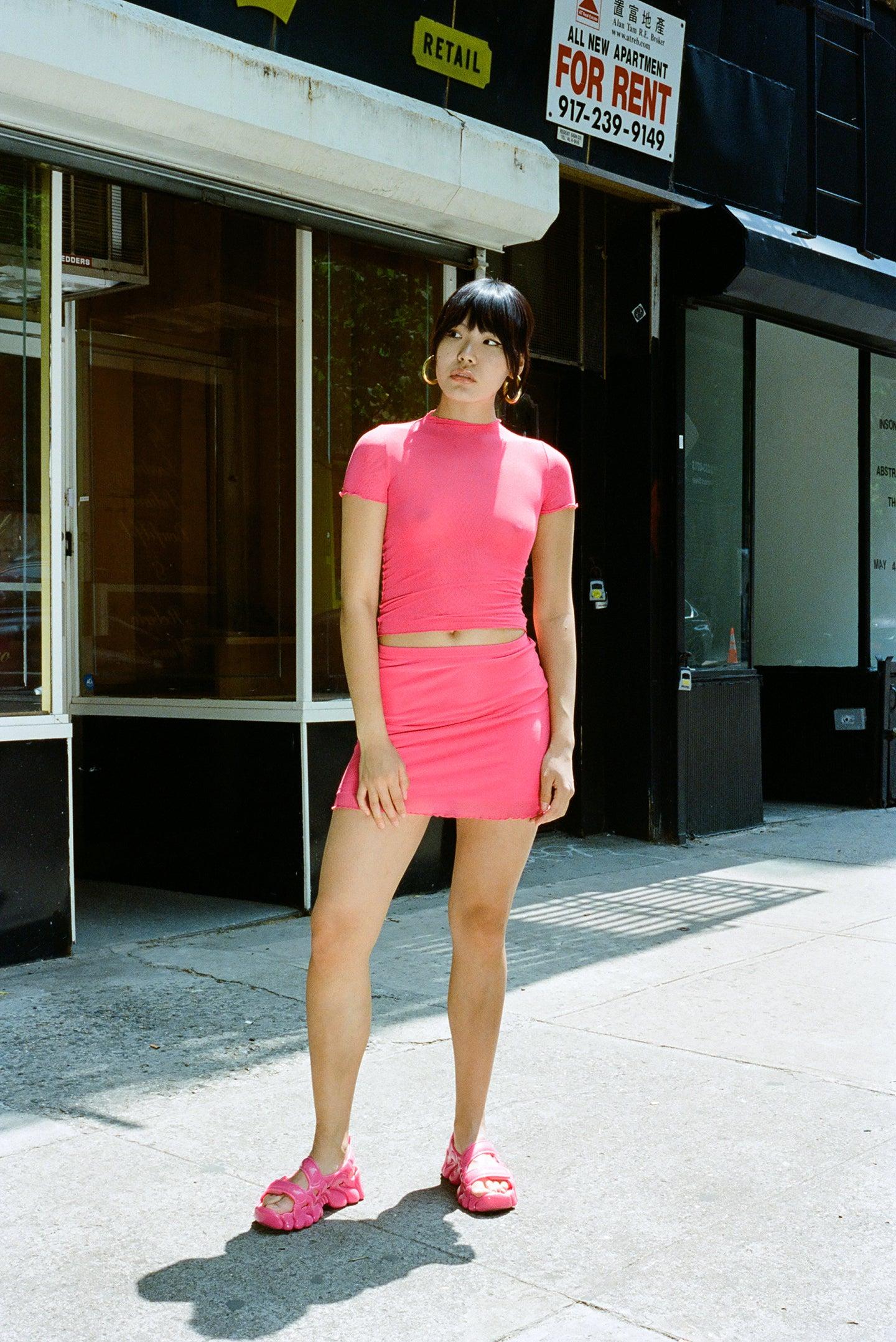 Ana Skirt - Zenia Pink Product Image