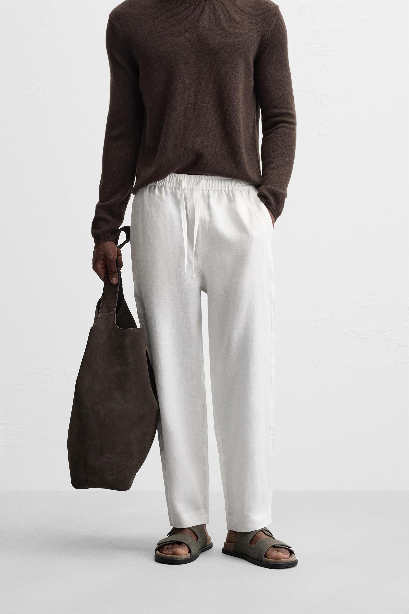 100% LINEN PANTS Product Image