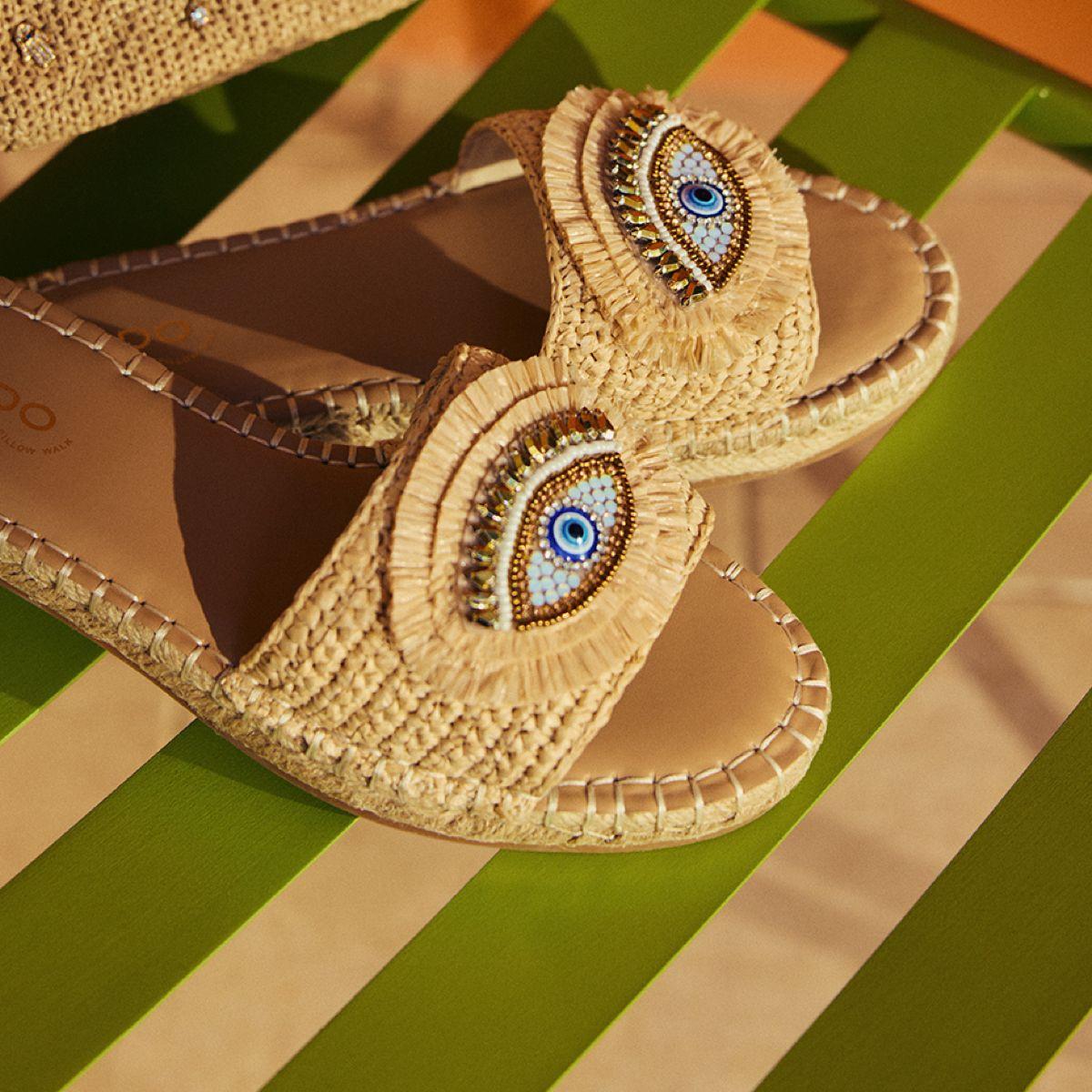 Nazar Natural Women's Flat Sandals | ALDO US Product Image