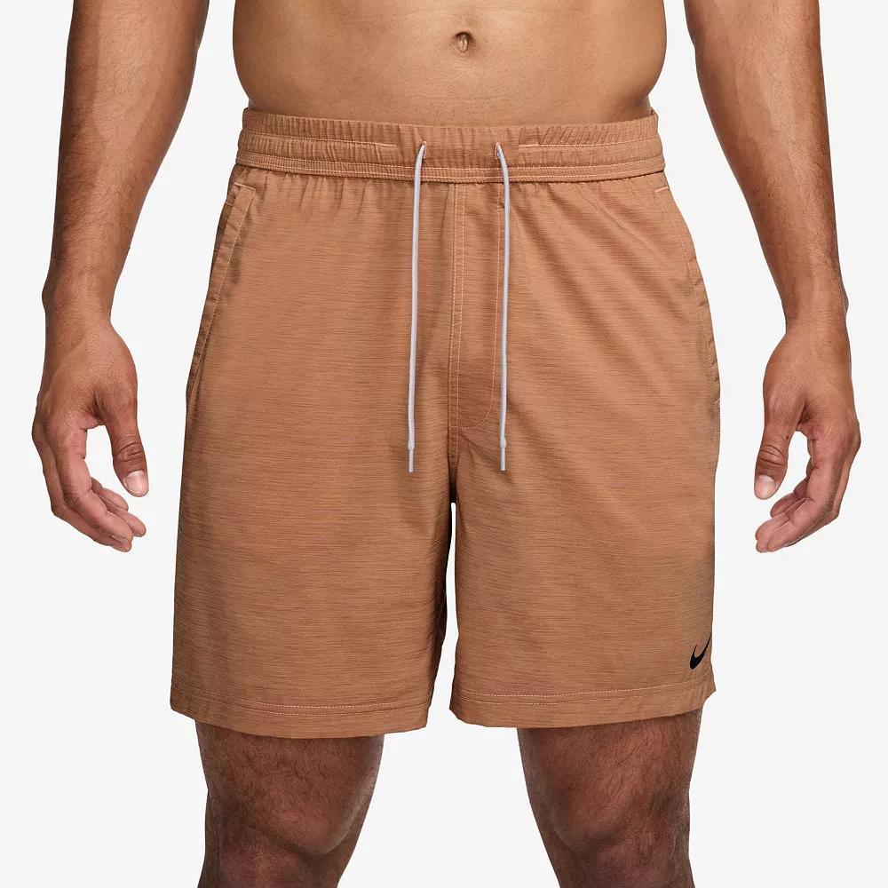 Men's Nike Form Dri-FIT 7-in. Unlined Versatile Shorts, Size: XXL, Dark Russet Product Image