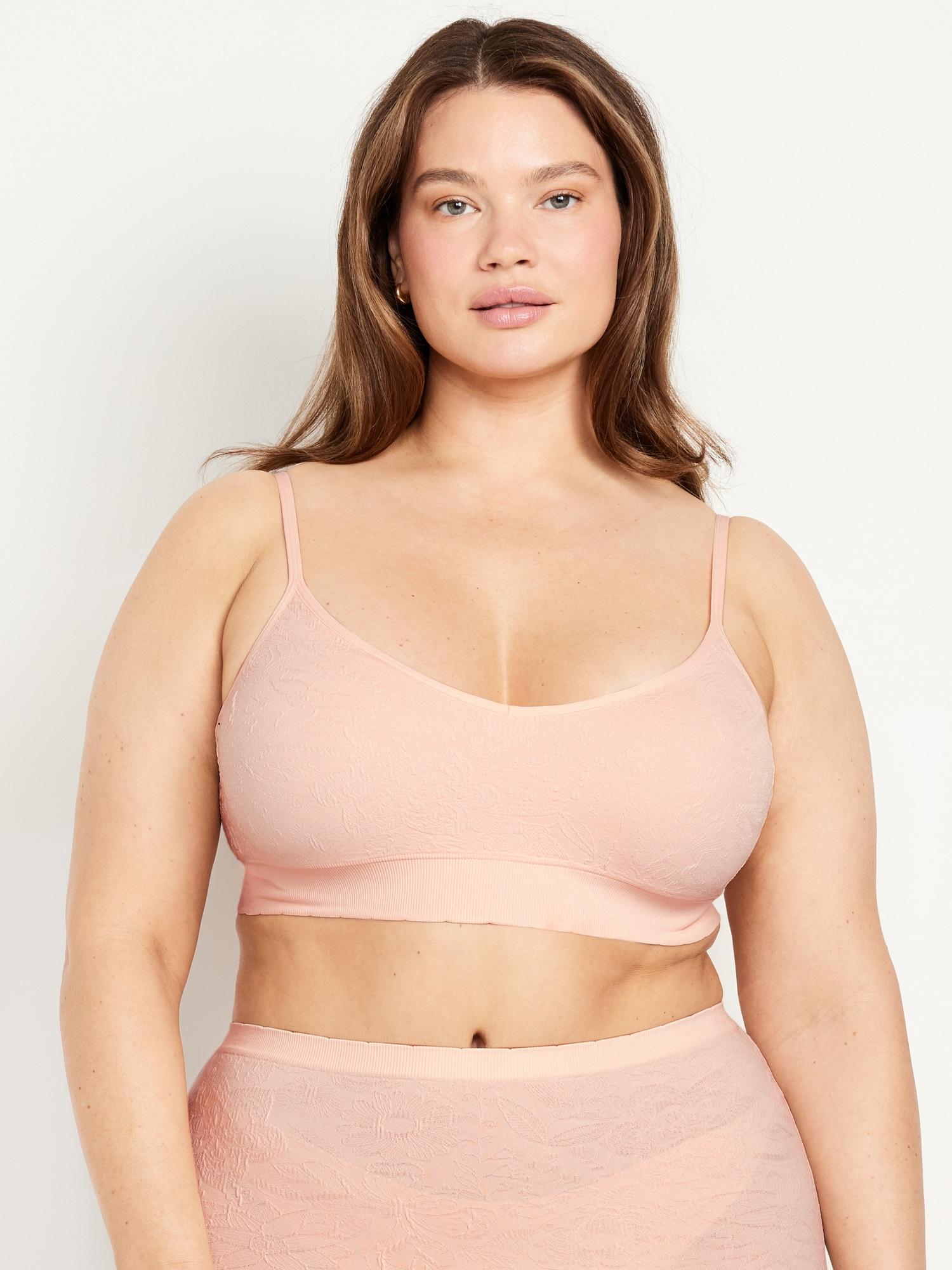 Seamless Lace Longline Bralette Product Image