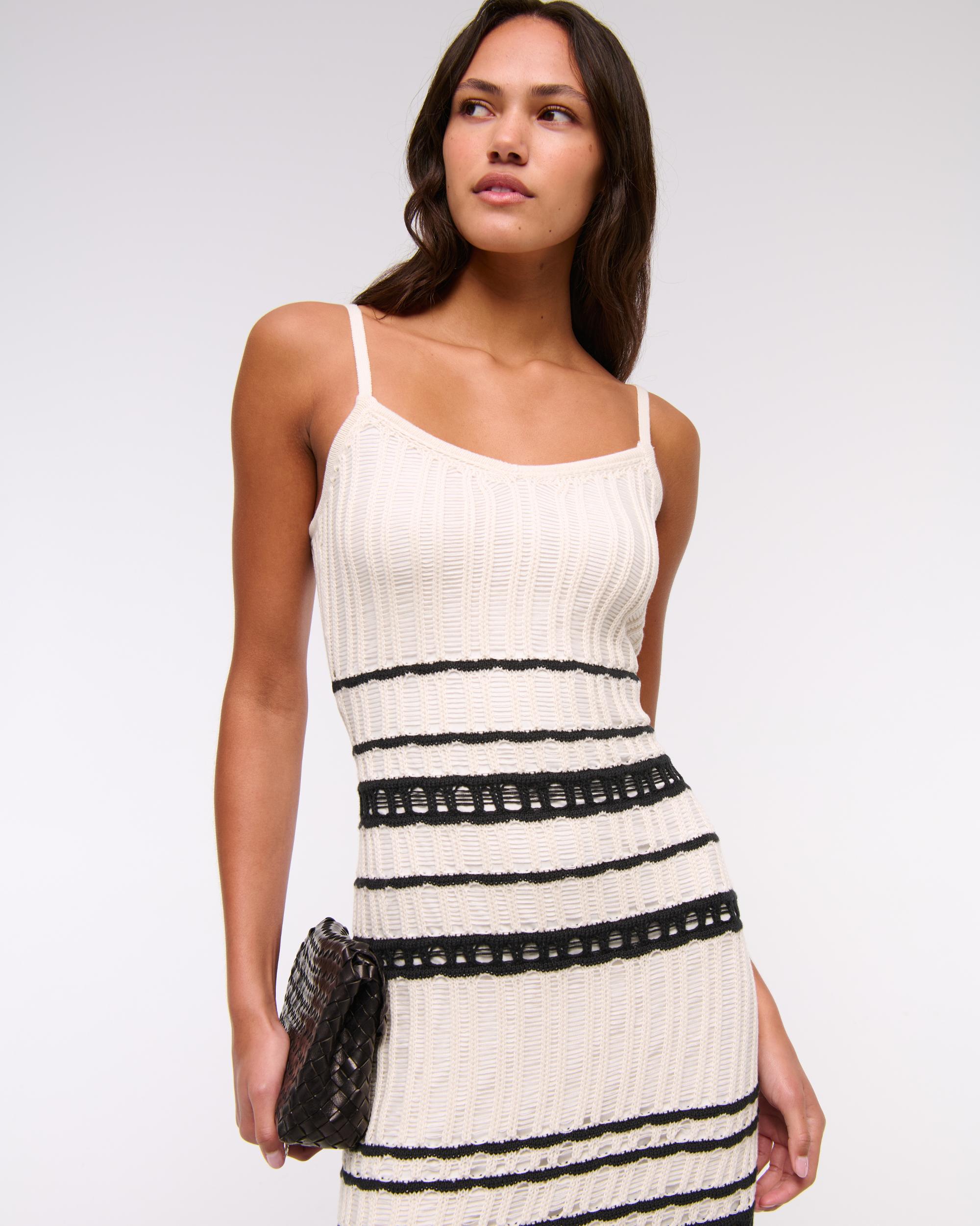 Crochet-Style Maxi Dress Product Image