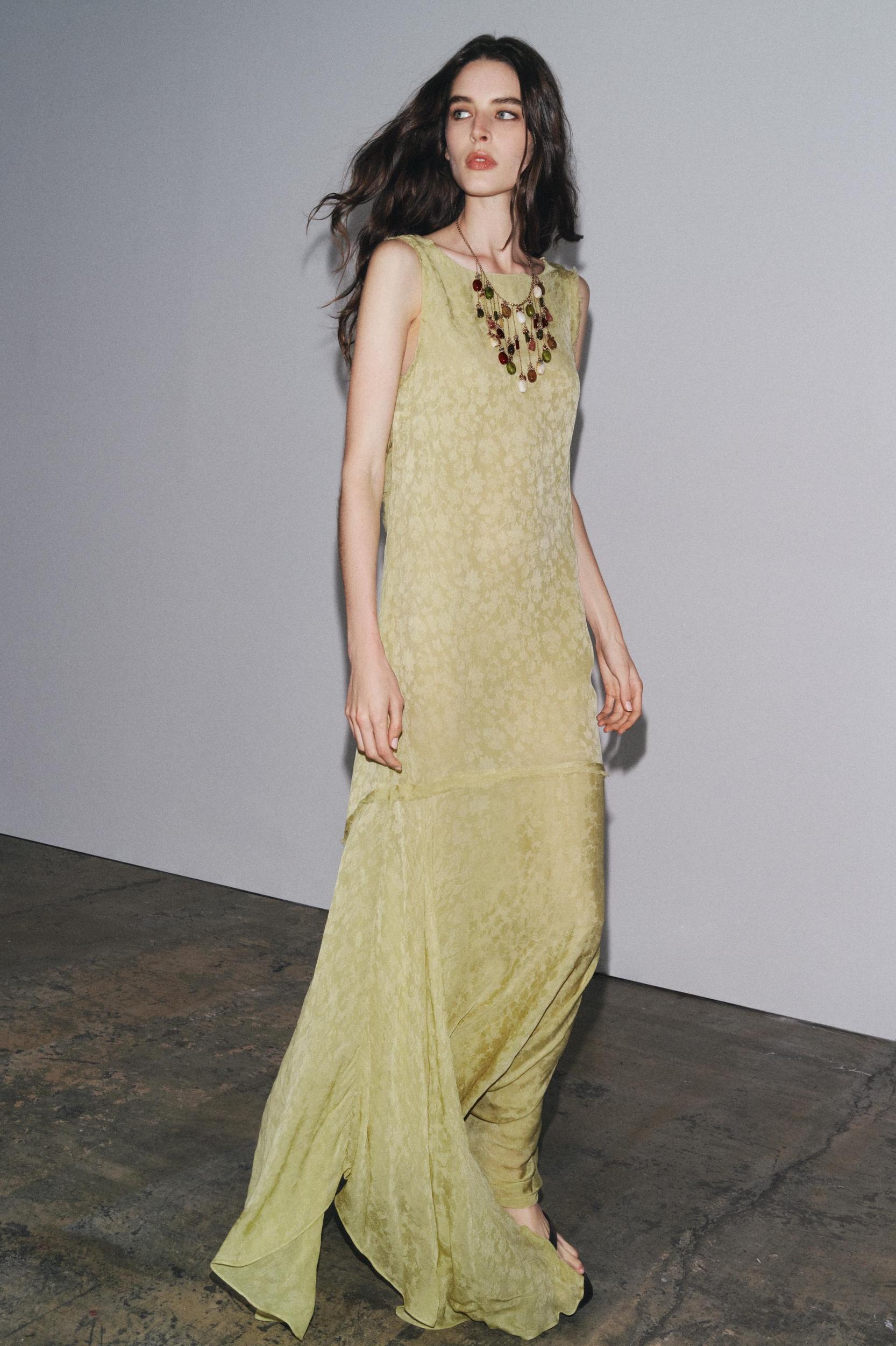 JACQUARD LONG DRESS ZW COLLECTION Product Image