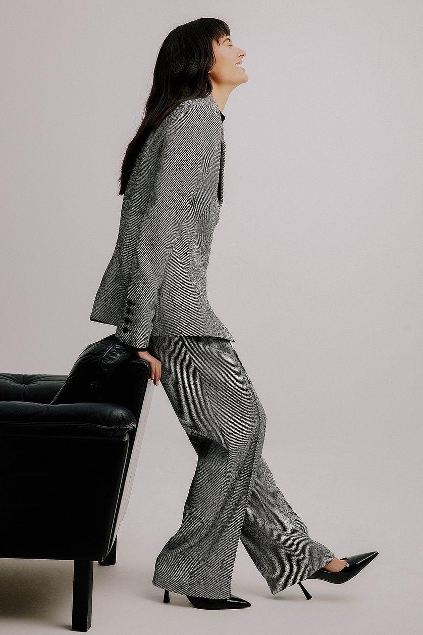 Tweed Tailored Trousers Product Image