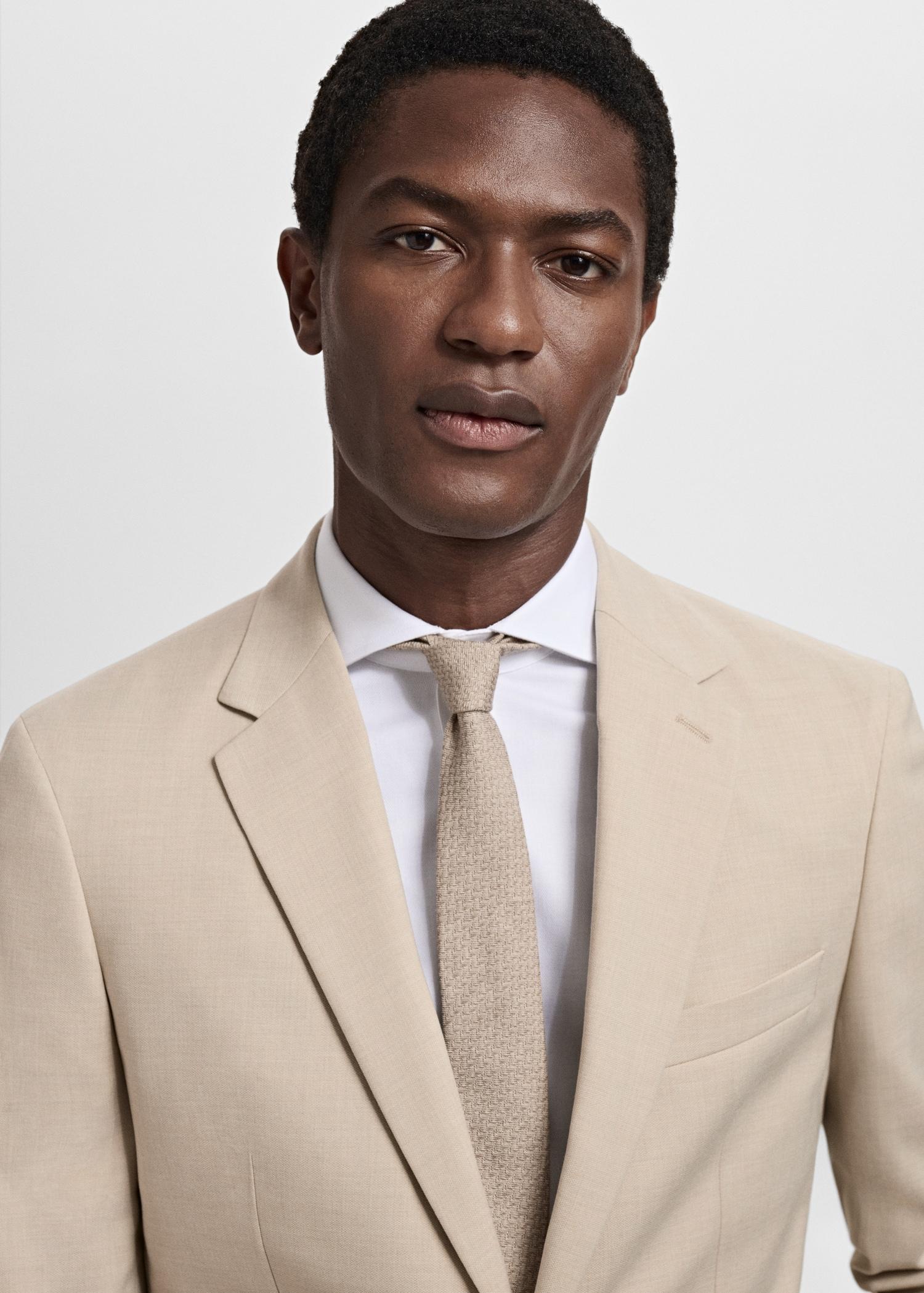 Milan slim-fit suit blazer - Men | MANGO USA Product Image