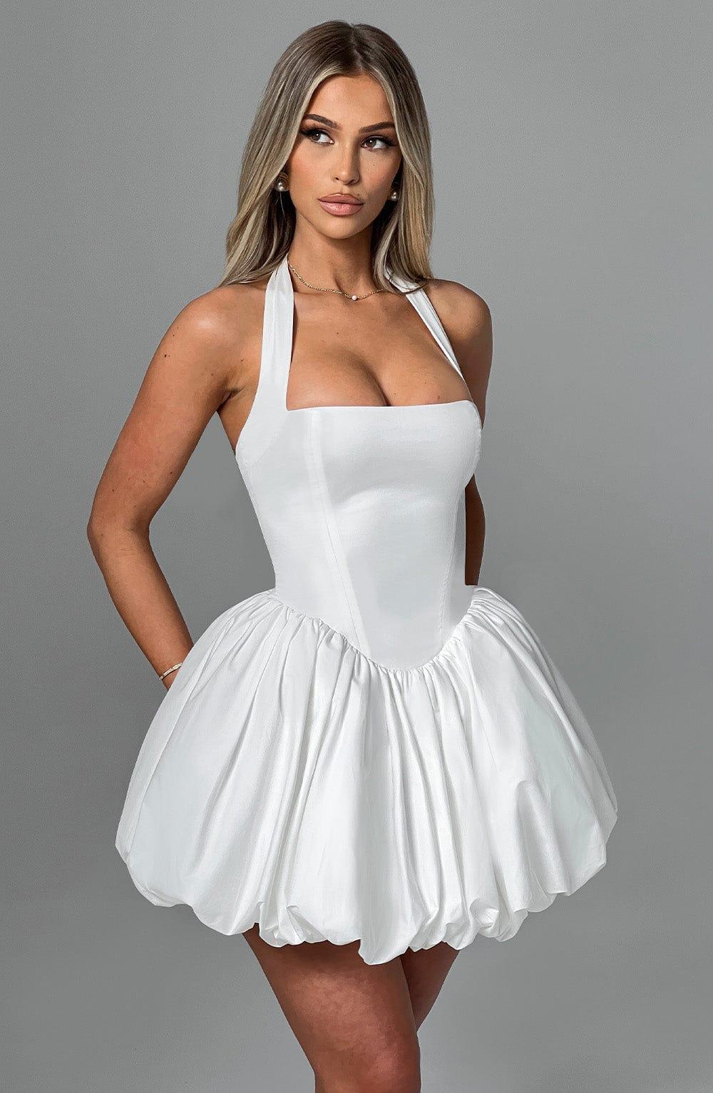Maricia Mini Dress - Ivory Product Image