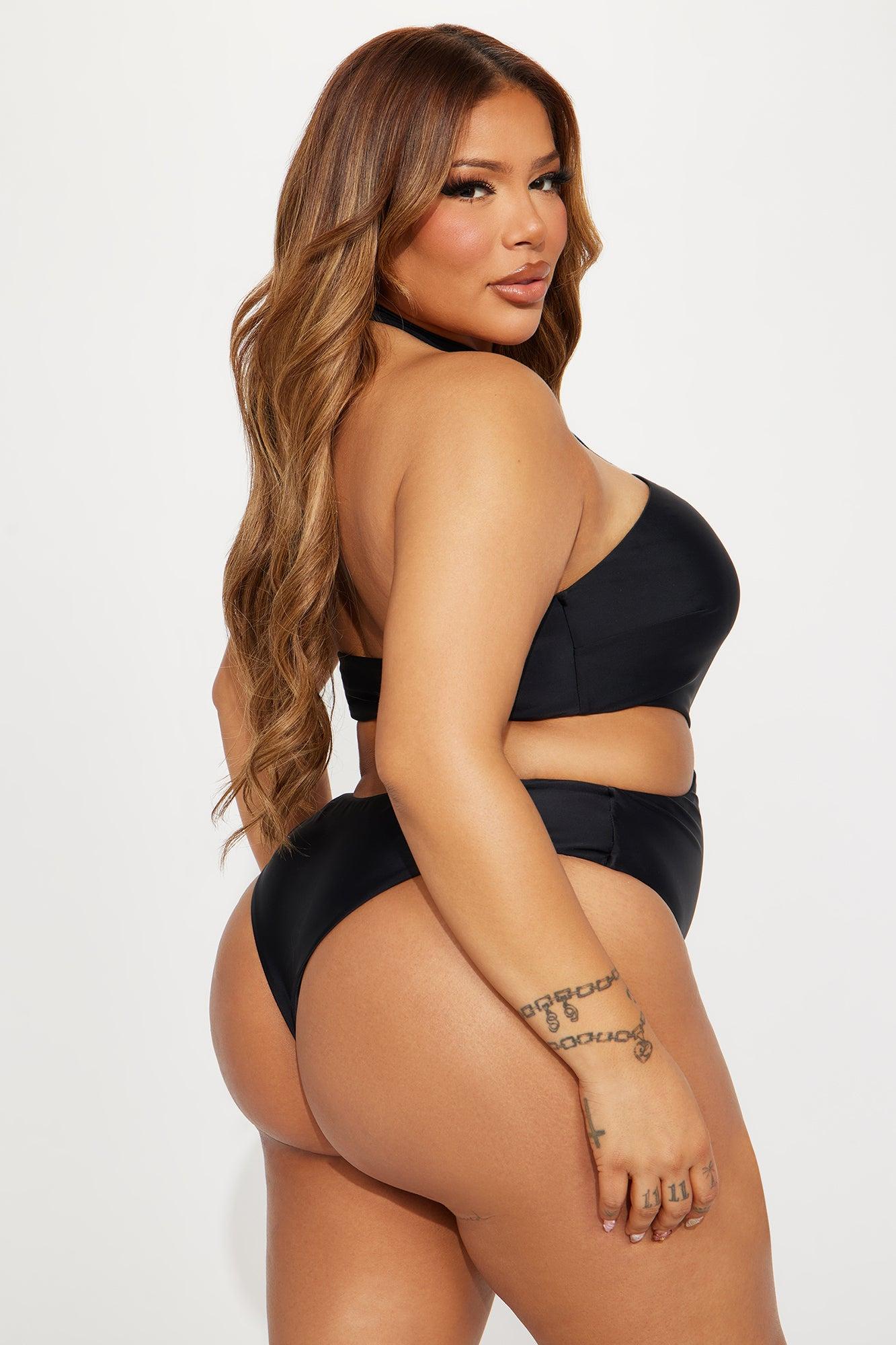 Elaine Cutout 1 Piece Swimsuit - Black Product Image