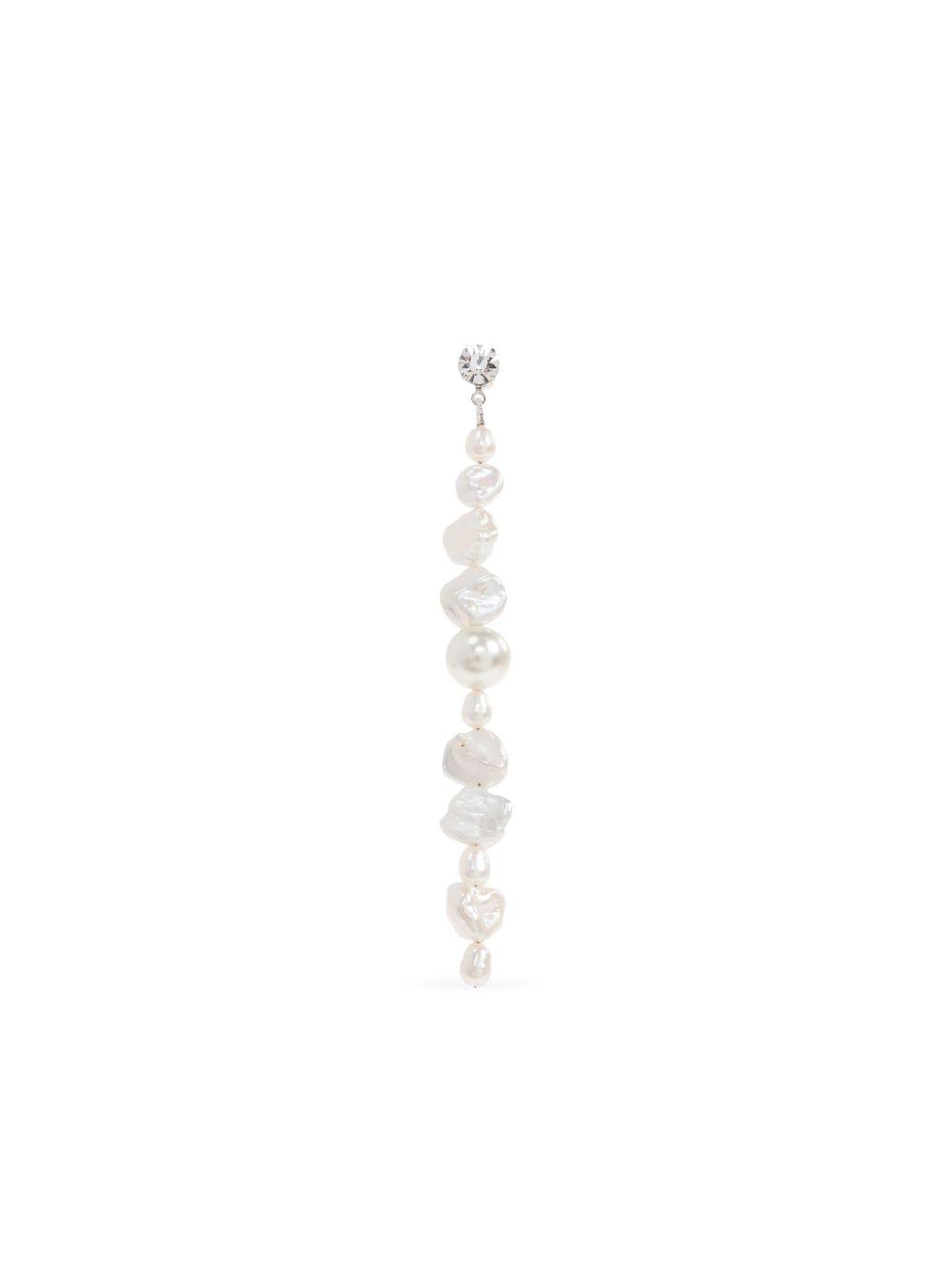 baroque-pearl crystal earrings Product Image