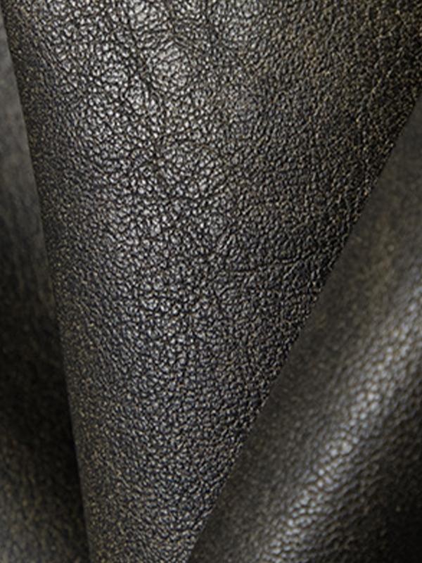 Splice Leather Short Varsity Jacket Product Image