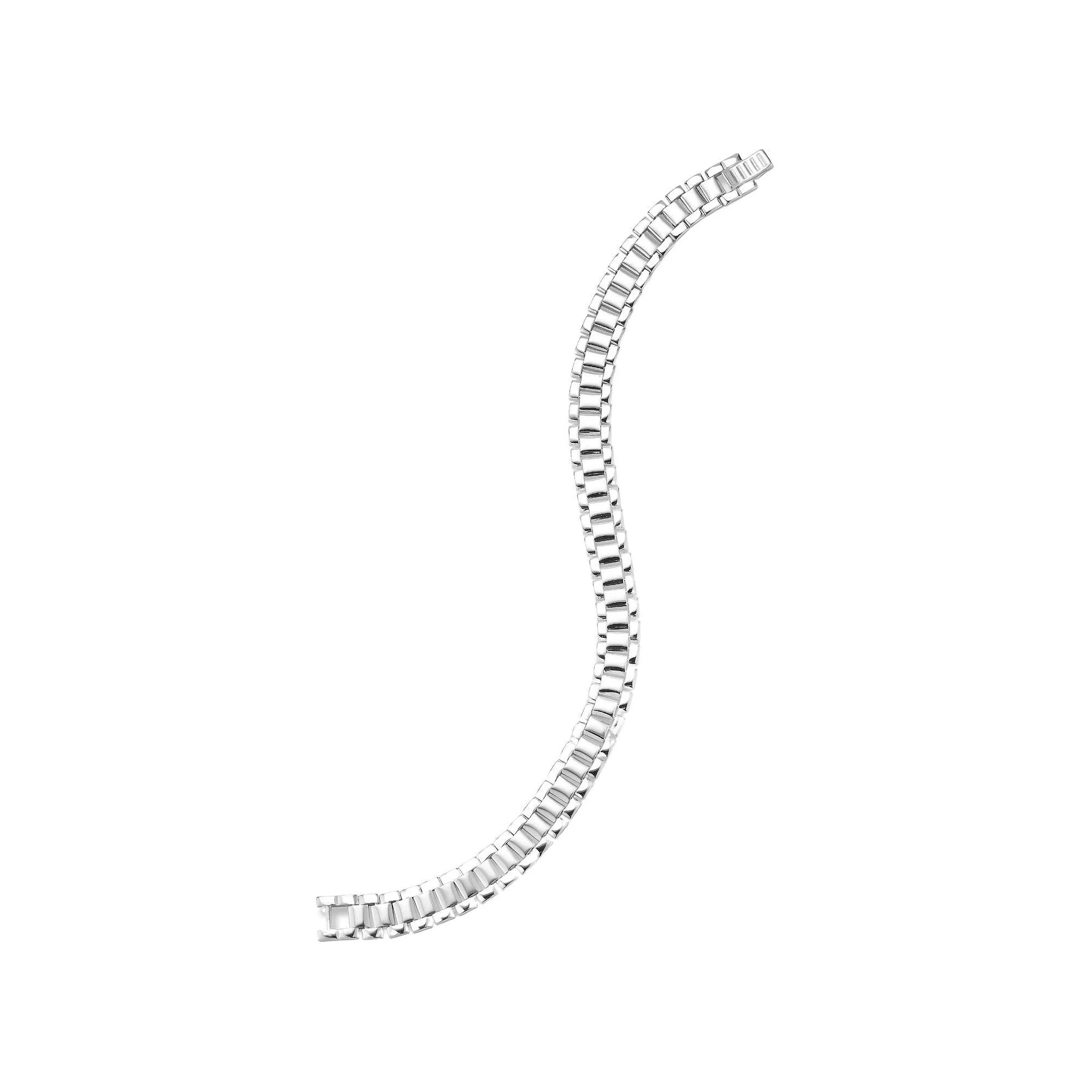 Men's Menster Sterling Silver 9 mm Bold Link Bracelet,  Product Image
