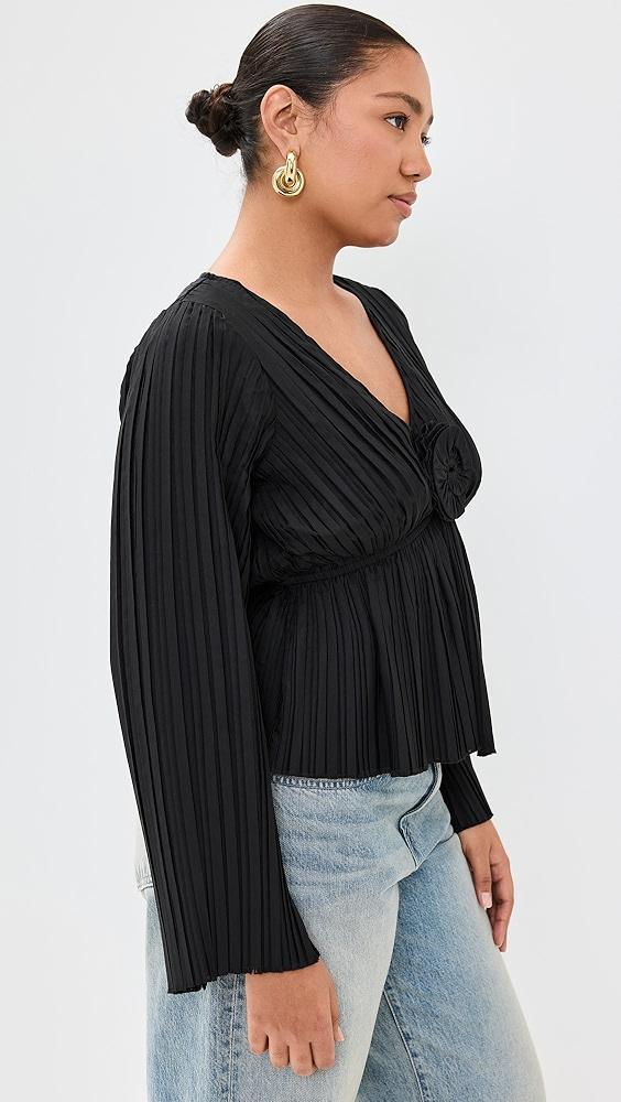 Sea Nomi Solid Rosette Top | Shopbop Product Image