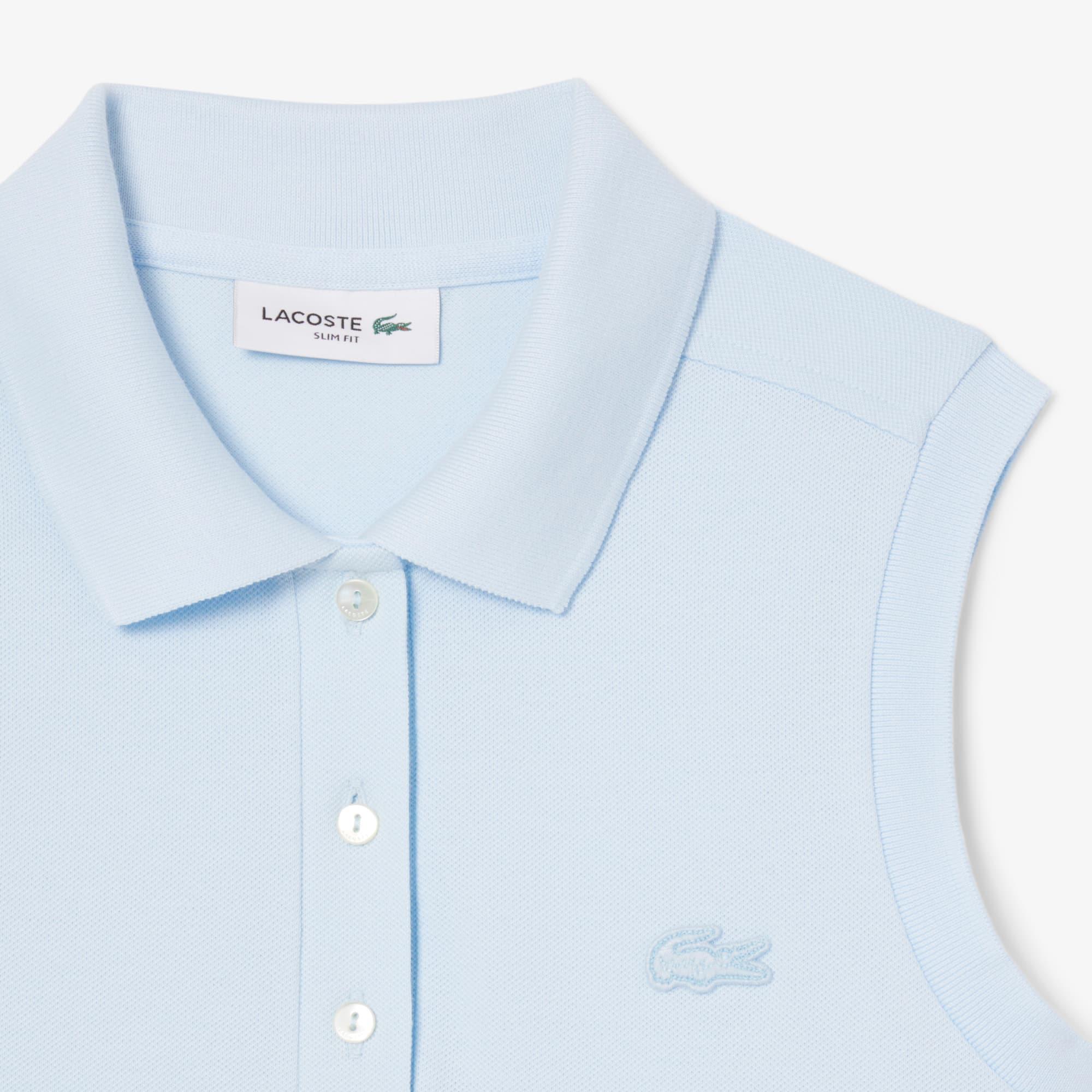 Slim Fit L.12.D Sleeveless Stretch Polo Shirt Product Image