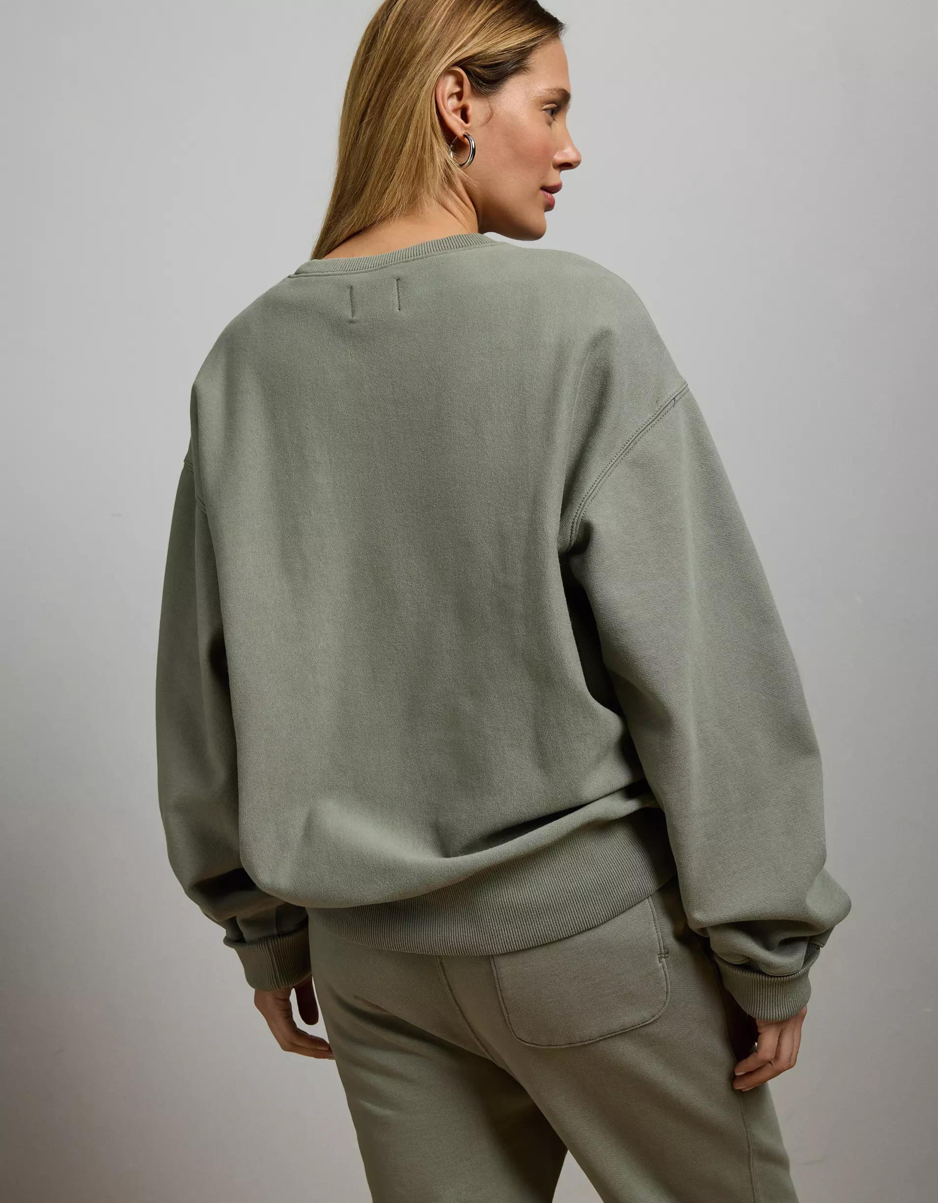 AE77 Premium Fleece Crew Neck Sweatshirt Product Image