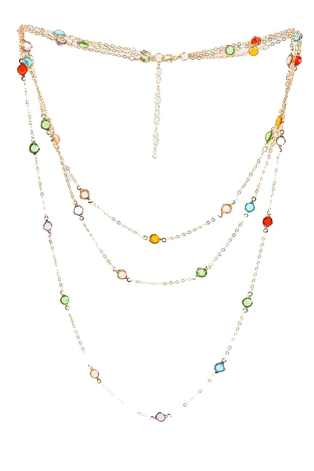Glass Multi Layer Necklace Product Image