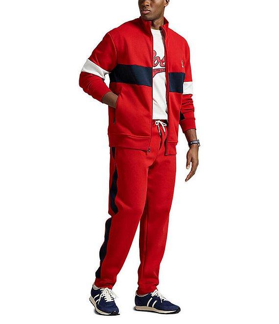 Polo Ralph Lauren Big & Tall Double-Knit Long Sleeve Track Jacket Product Image
