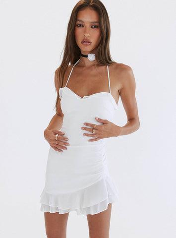 Yara Mini Dress White Product Image